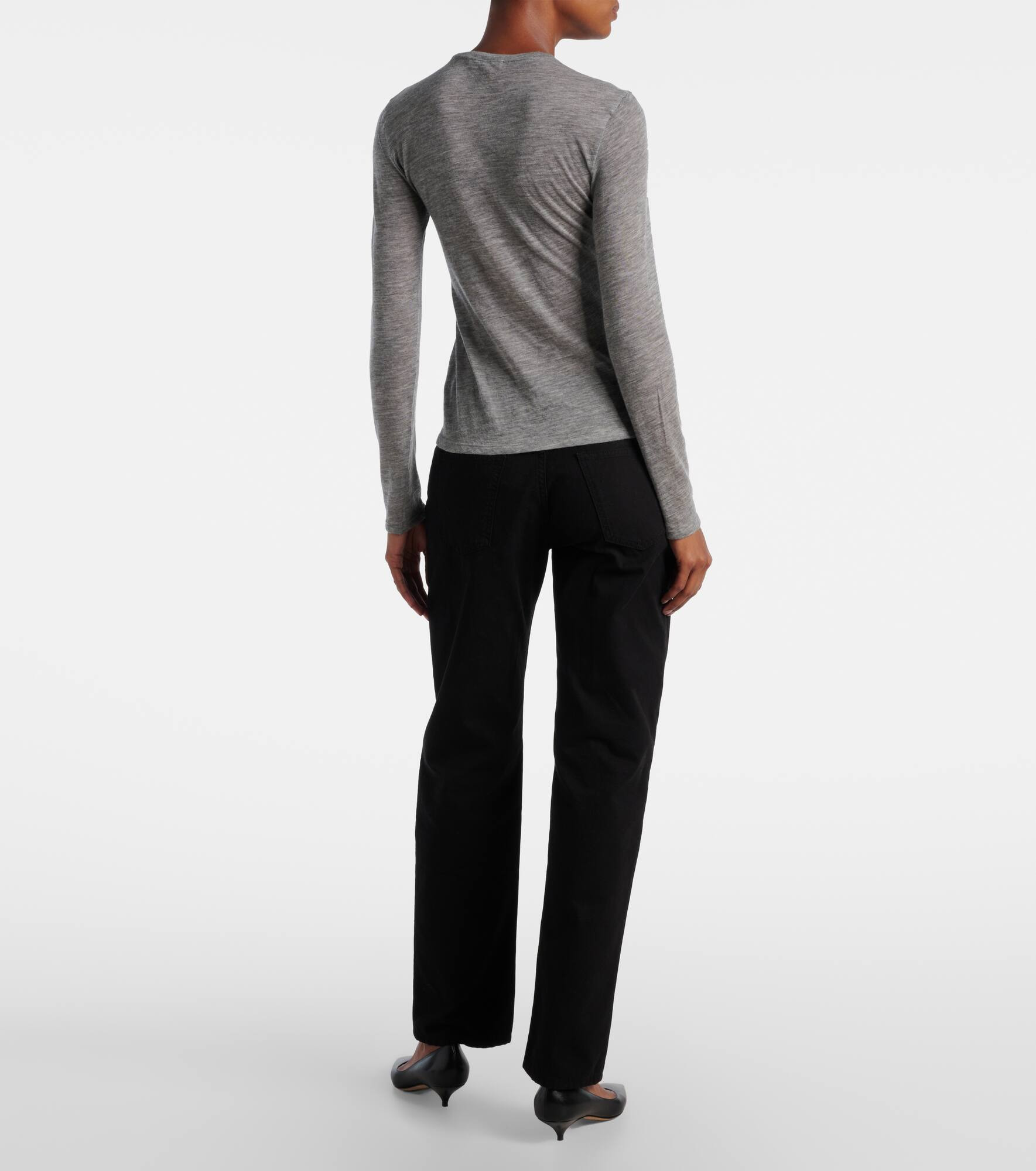 Iverness knitted cashmere top - 3