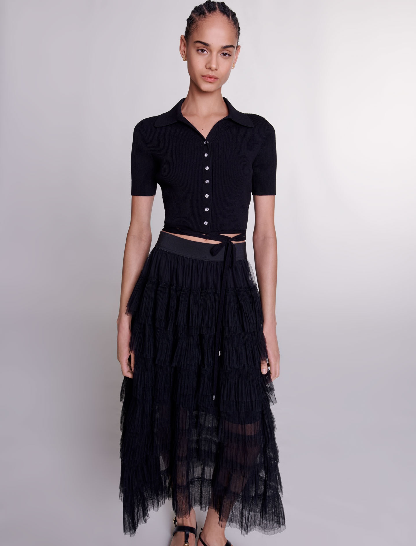 Tulle midi skirt - 6