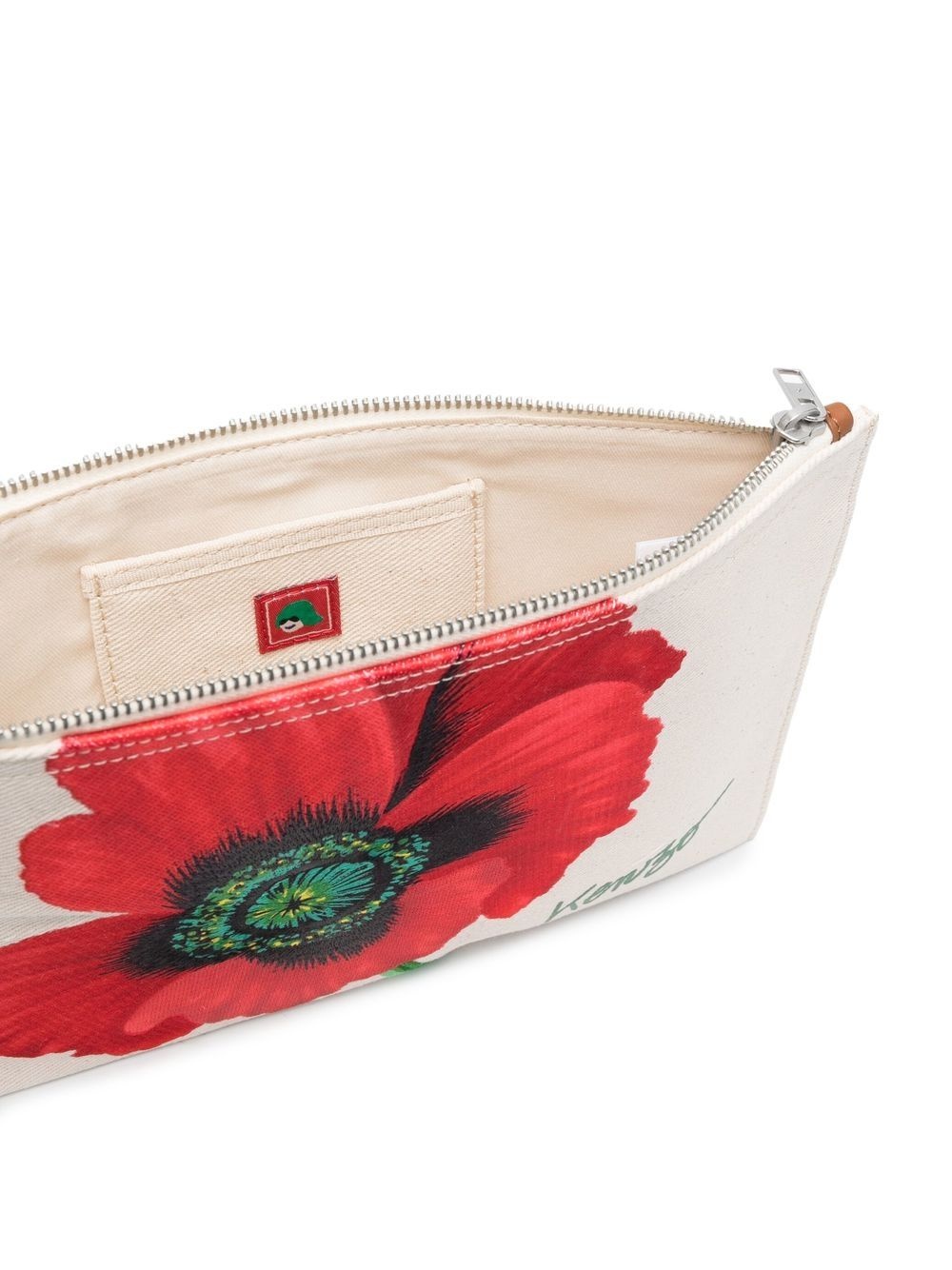 floral-print clutch bag - 5