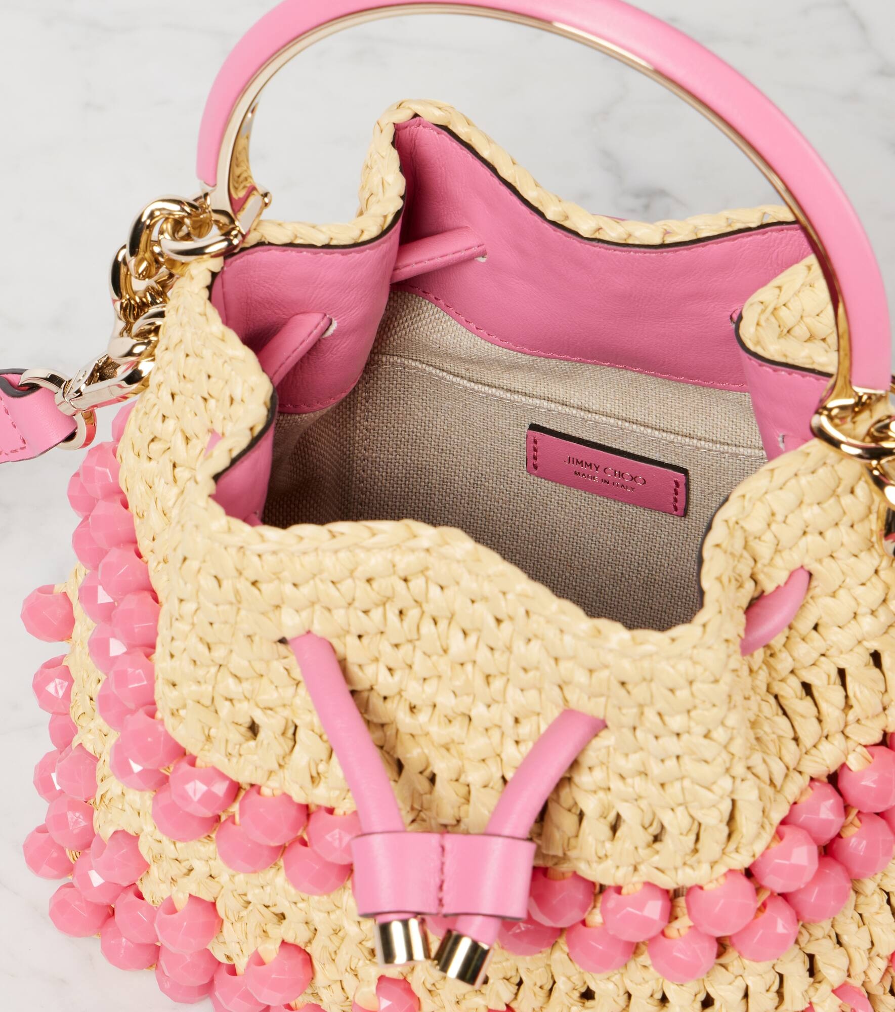 Bon Bon Small beaded bucket bag - 3