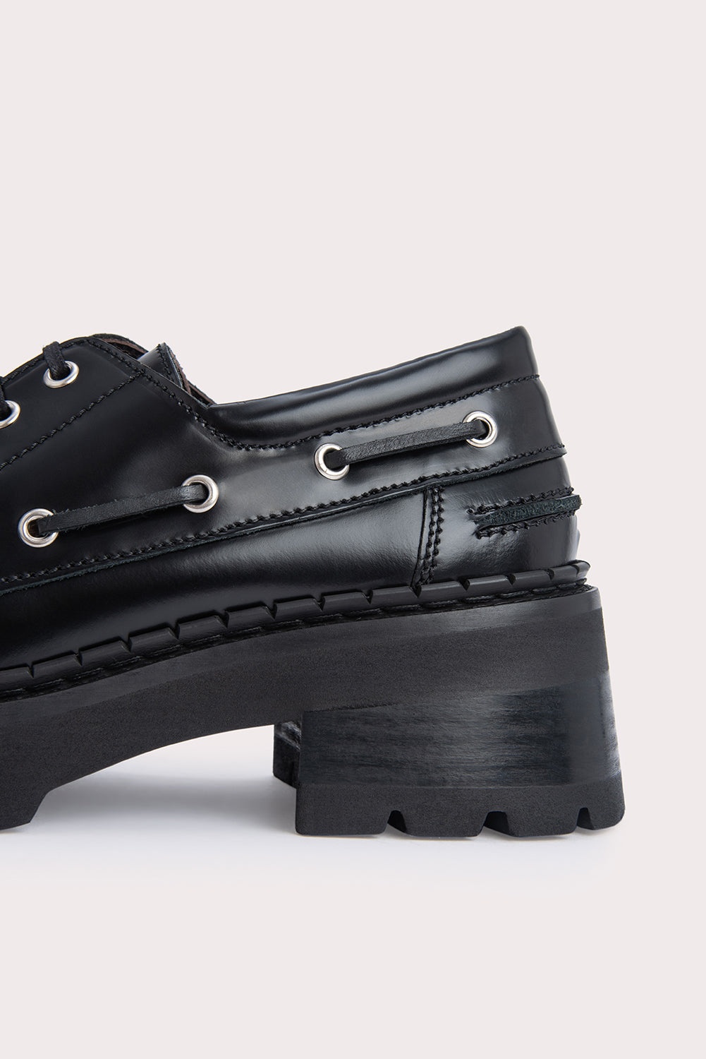 Stanley Black Semi Patent Leather - 7