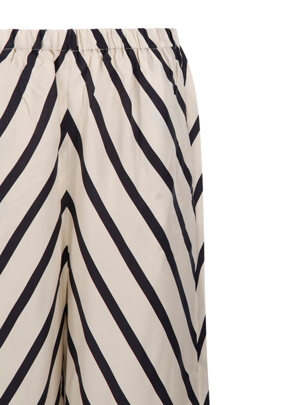 striped wide-leg trousers - 4