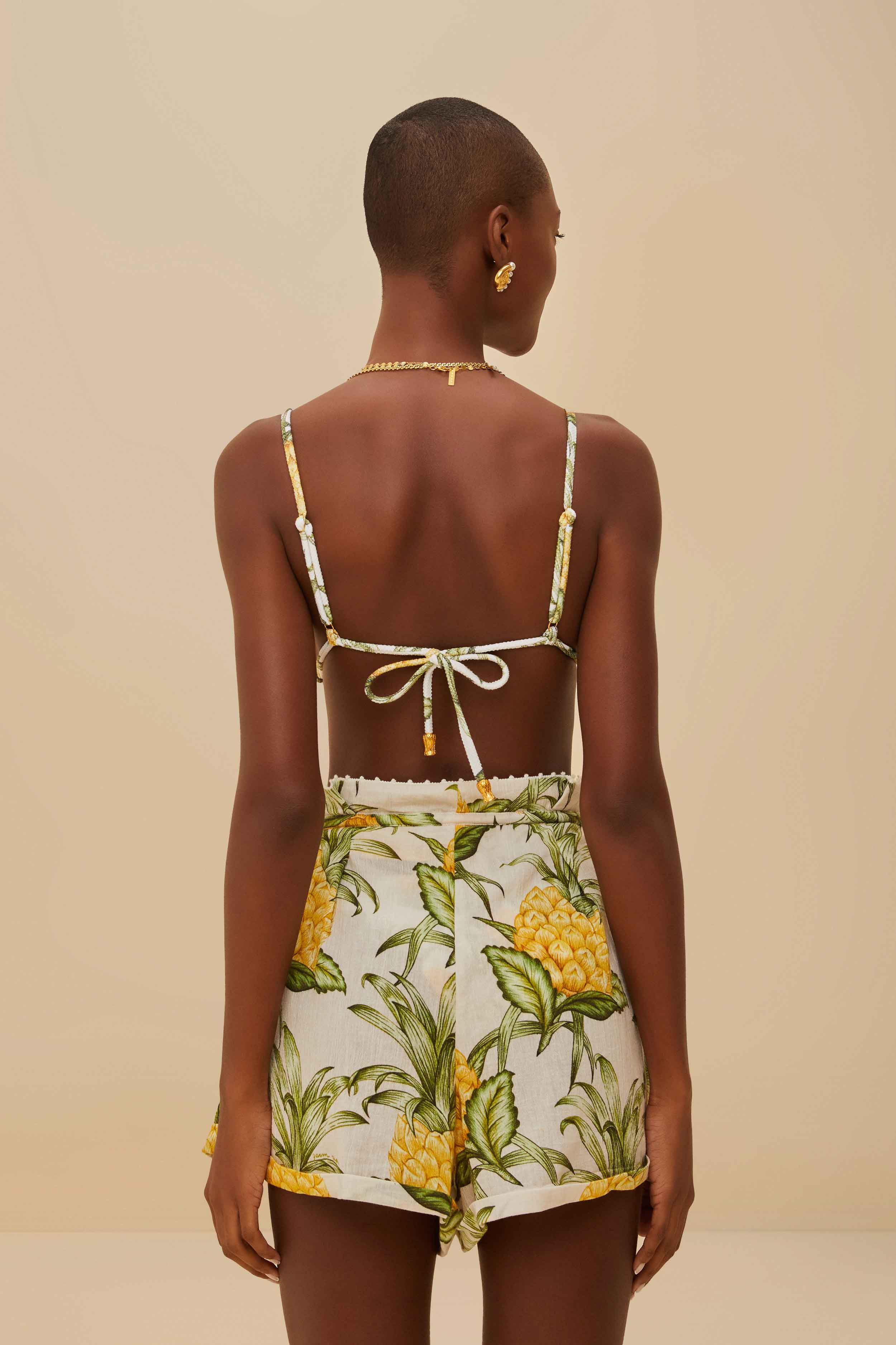 Off-White Delicate Pineapple Short - 4