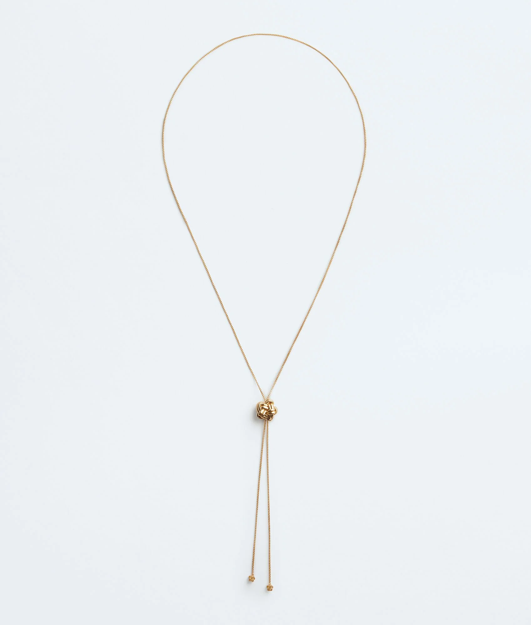 Knot Sliding Necklace - 1