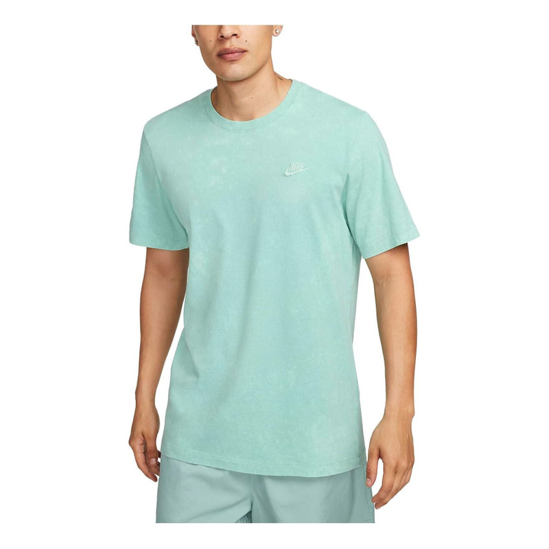 Nike Sportswear Club Washed-Dye T-Shirt 'Lake Green' FD1283-309 - 1