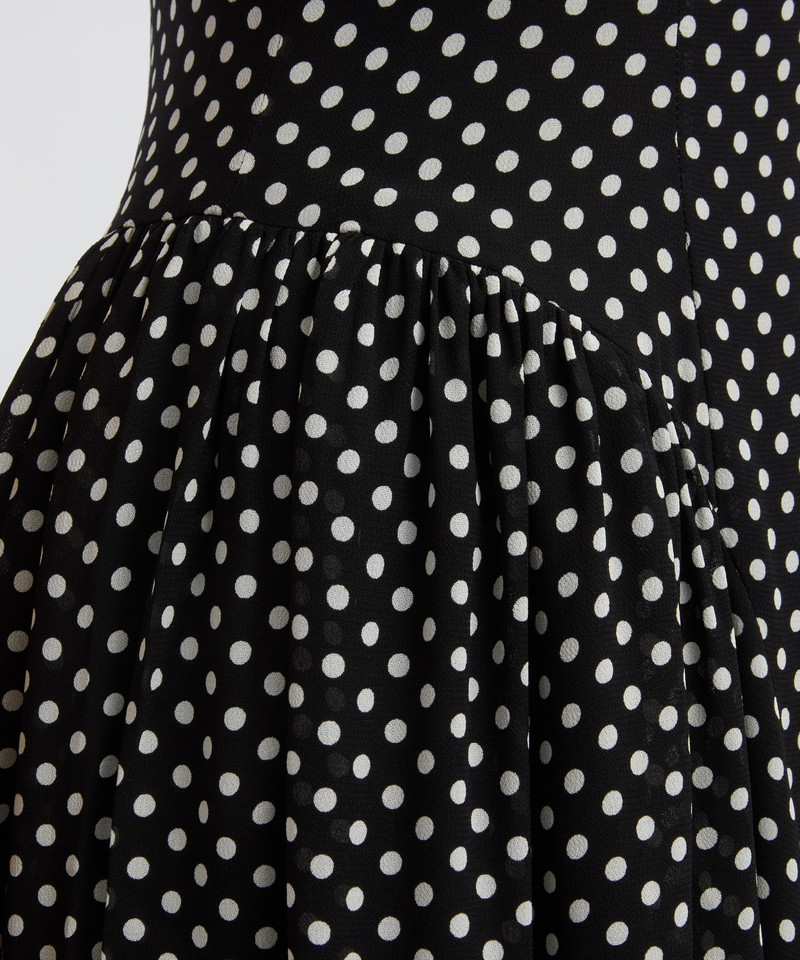 Anelis Caviar Dot Midi Dress 5