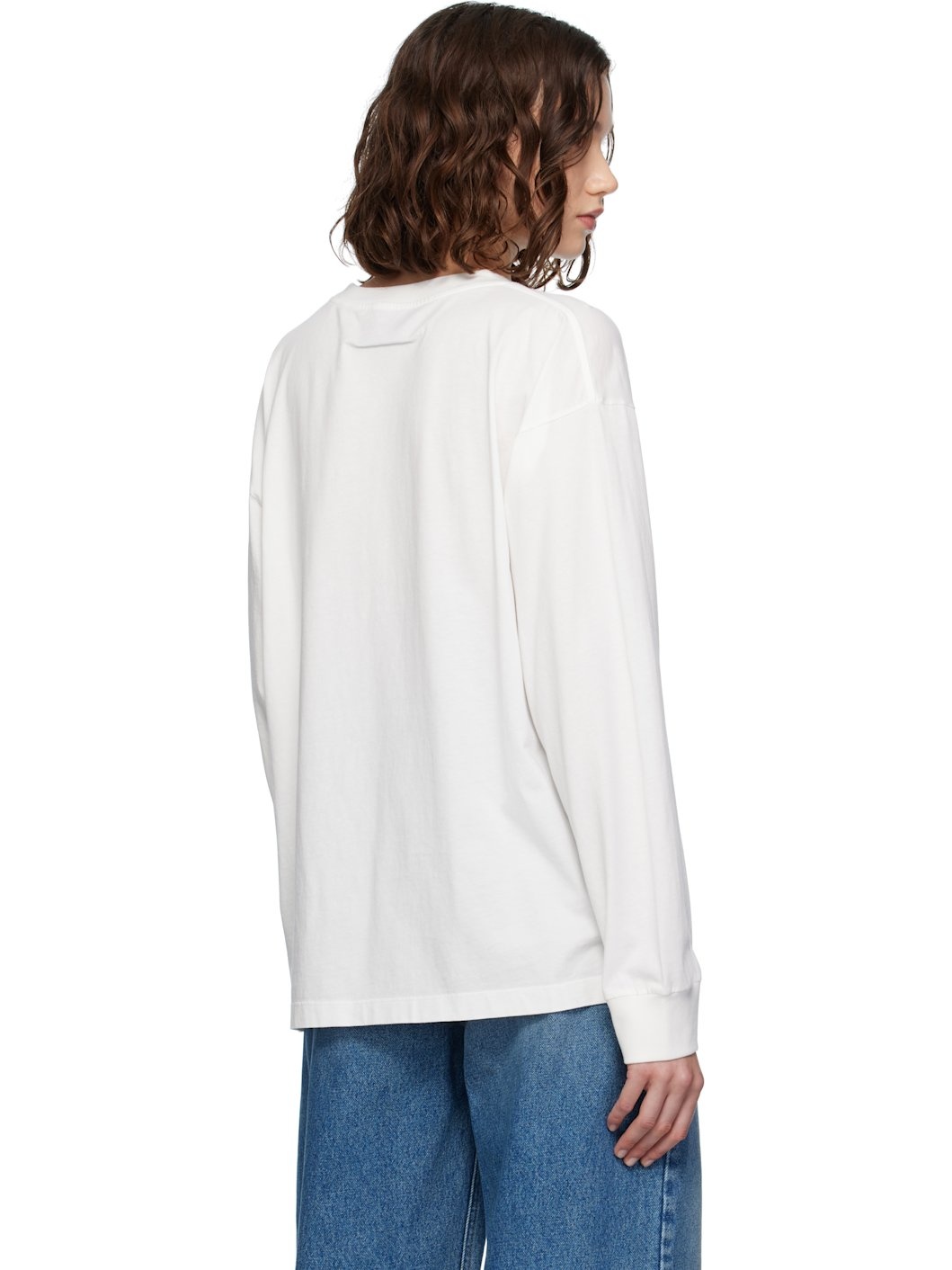 White Cotton T-shirt - 3