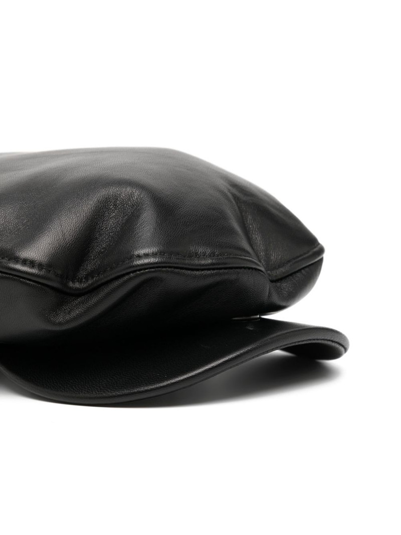 Newsboy leather beret 3