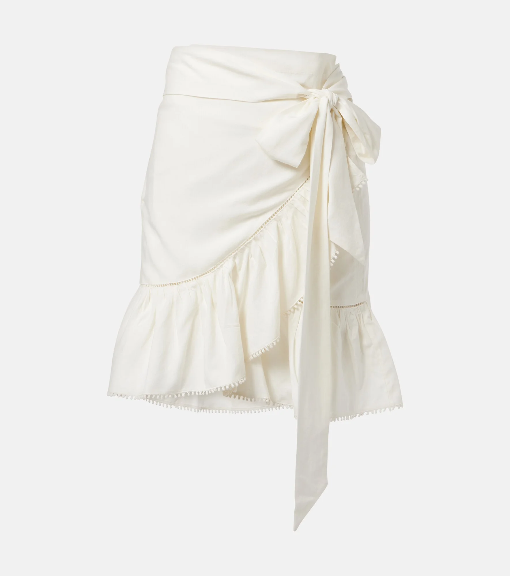 Mempster ruffled wrap skirt - 1
