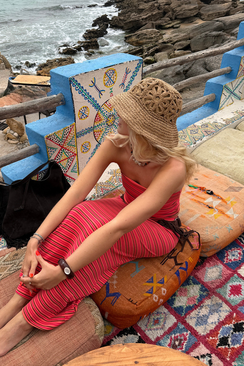 Cut-Out Daisy Straw Hat 6