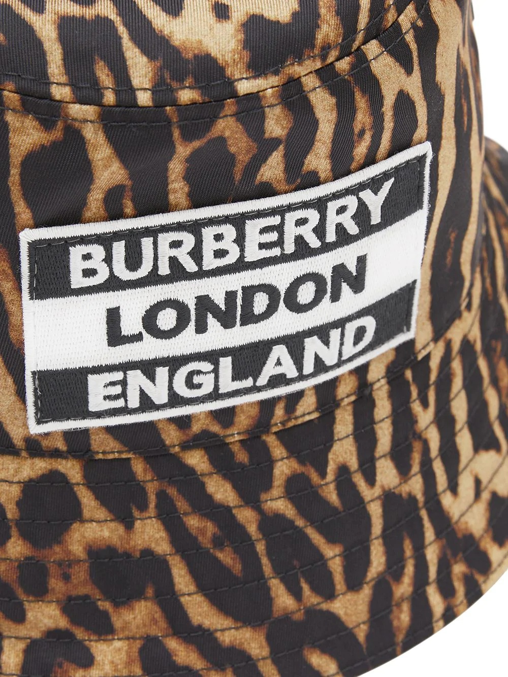 reversible leopard print bucket hat - 2