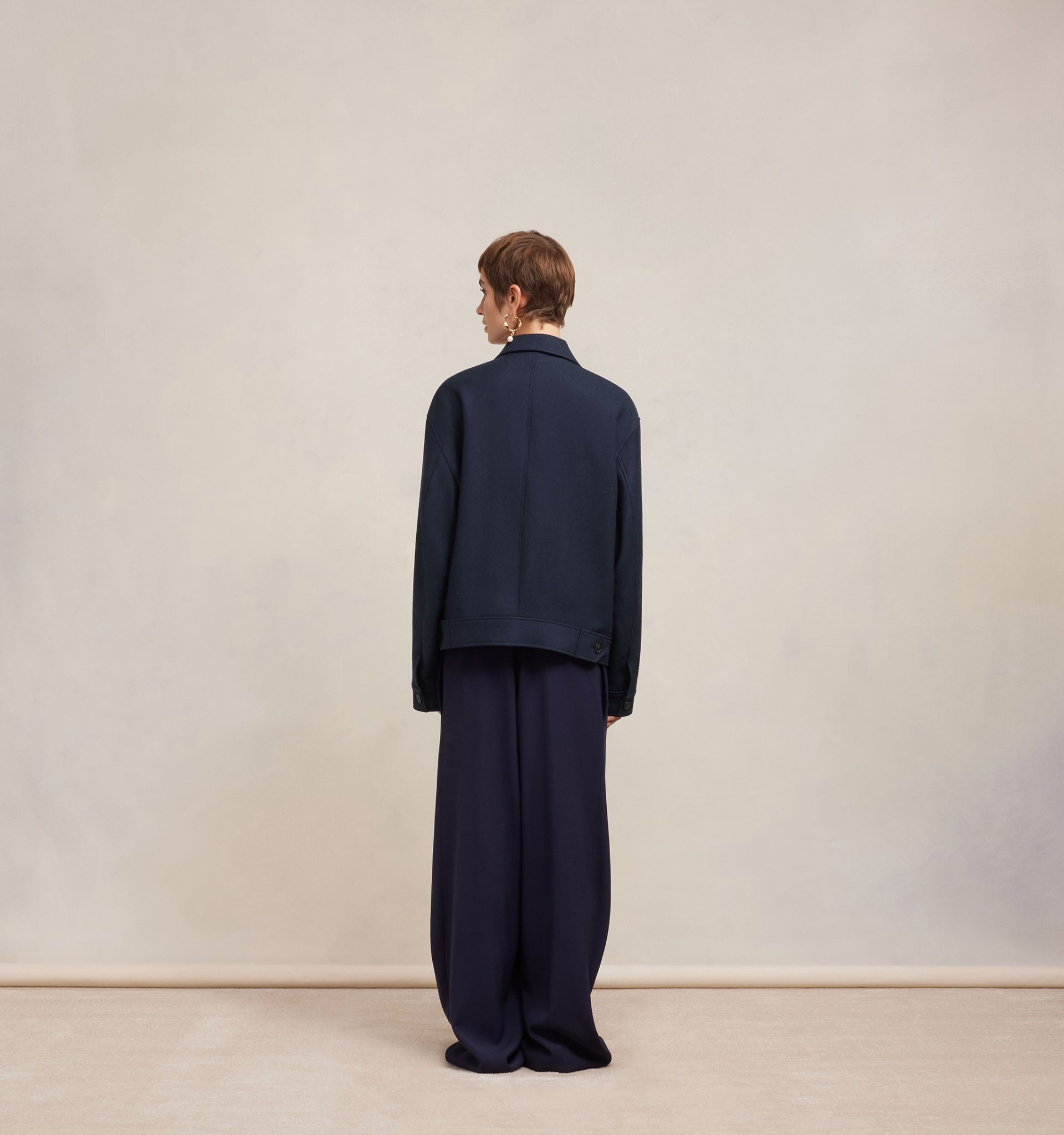 Oversize Buttoned Jacket - 5