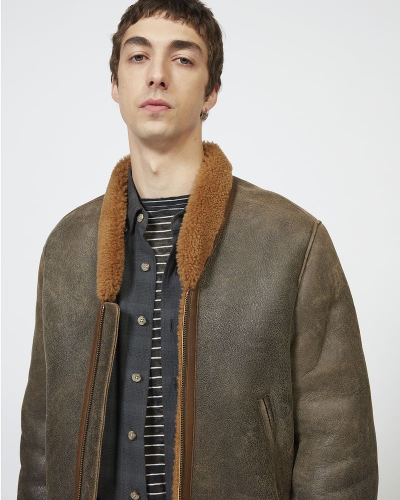 ANDERS shearling jacket - 3