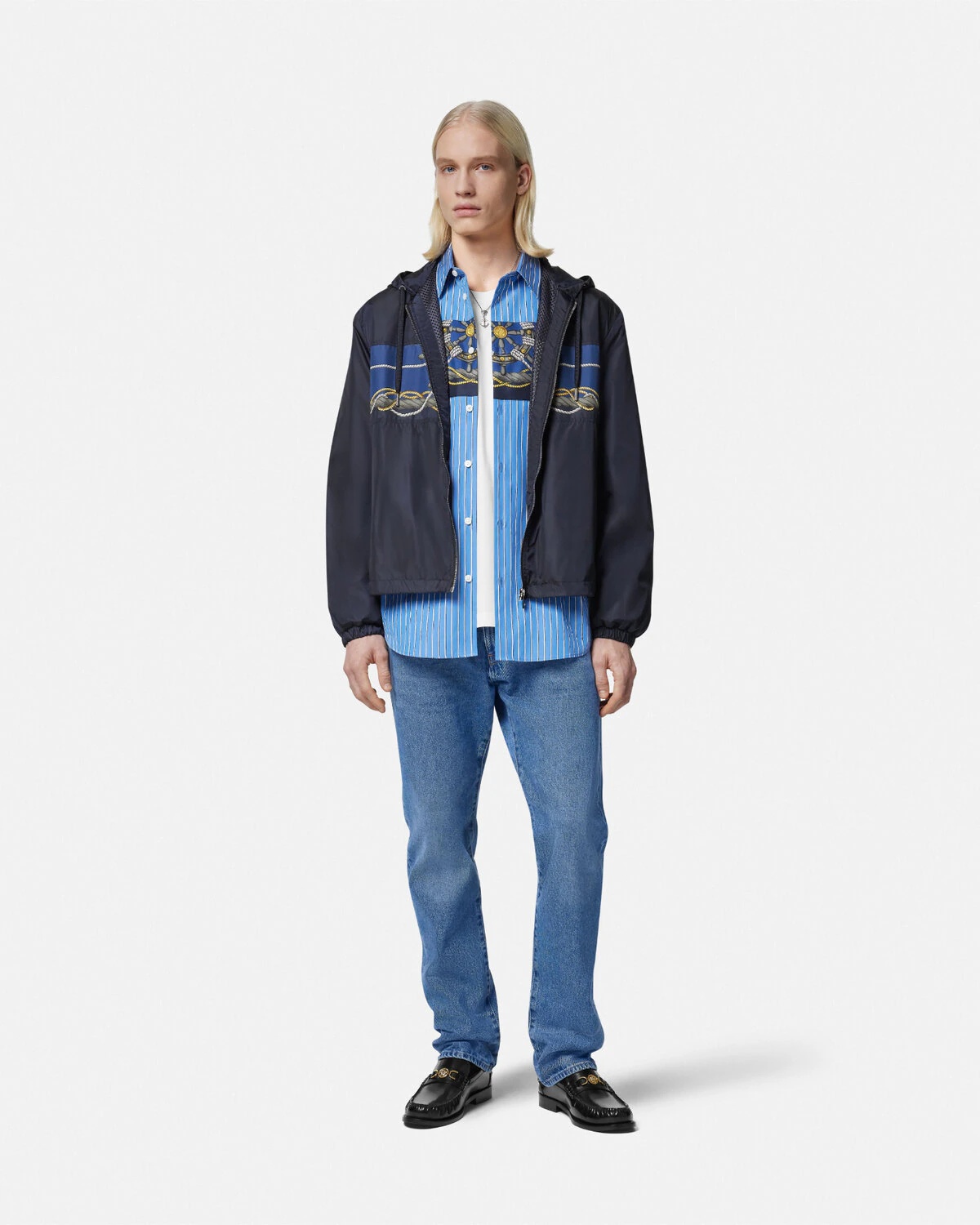 Versace Nautical Striped Shirt - 2