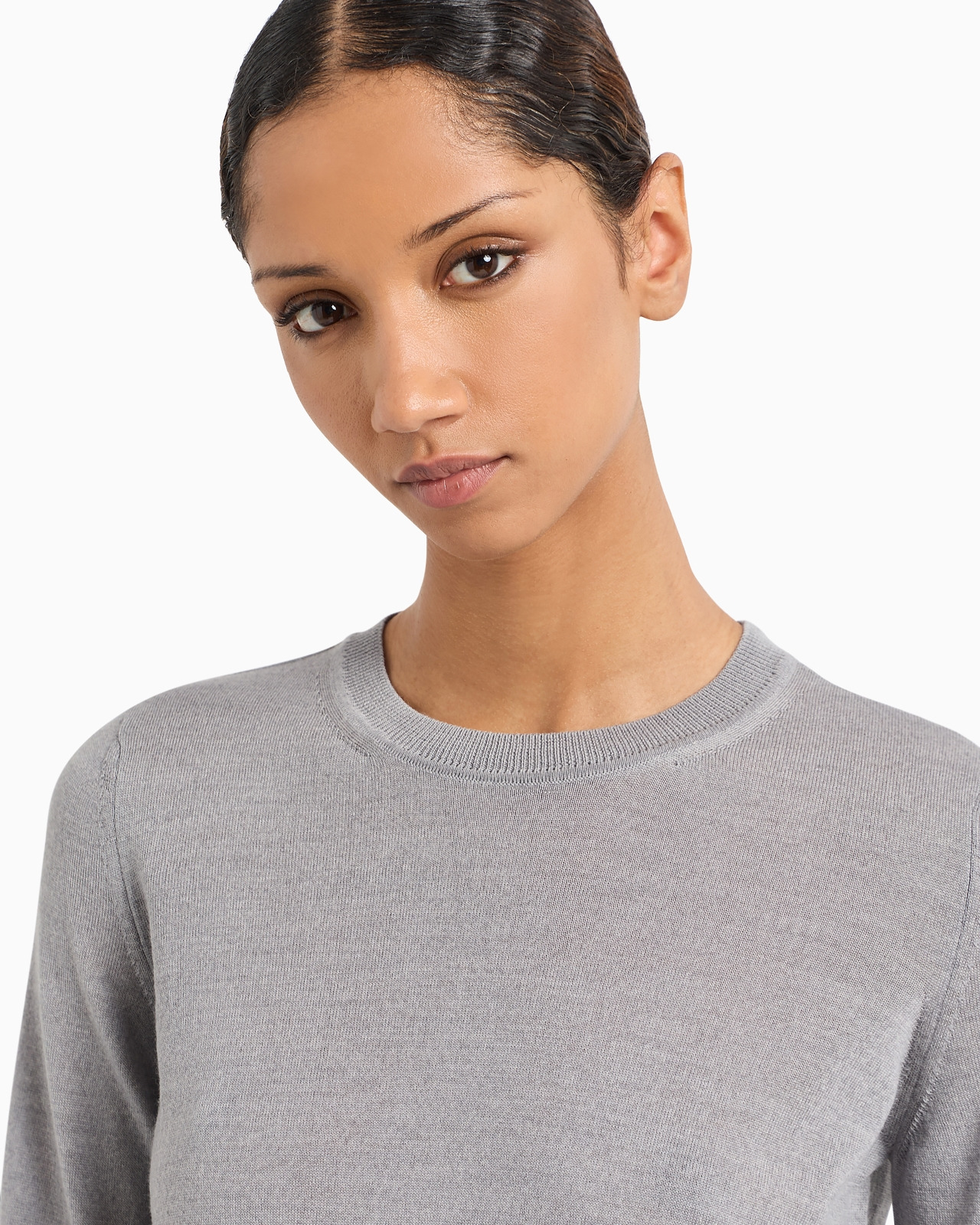 Crew-neck jumper in pure virgin wool - 5