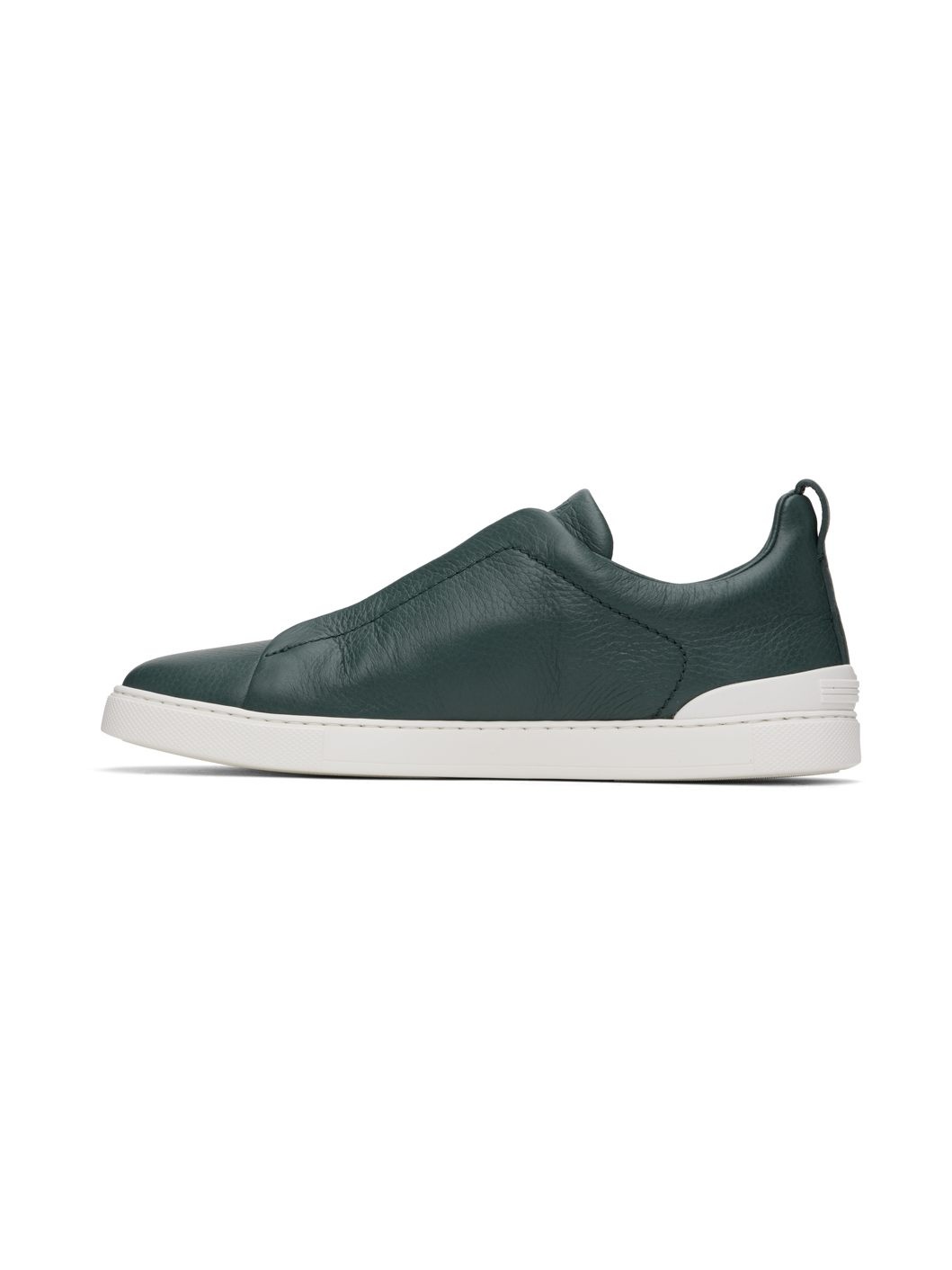 Green Triple Stitch Sneakers - 3