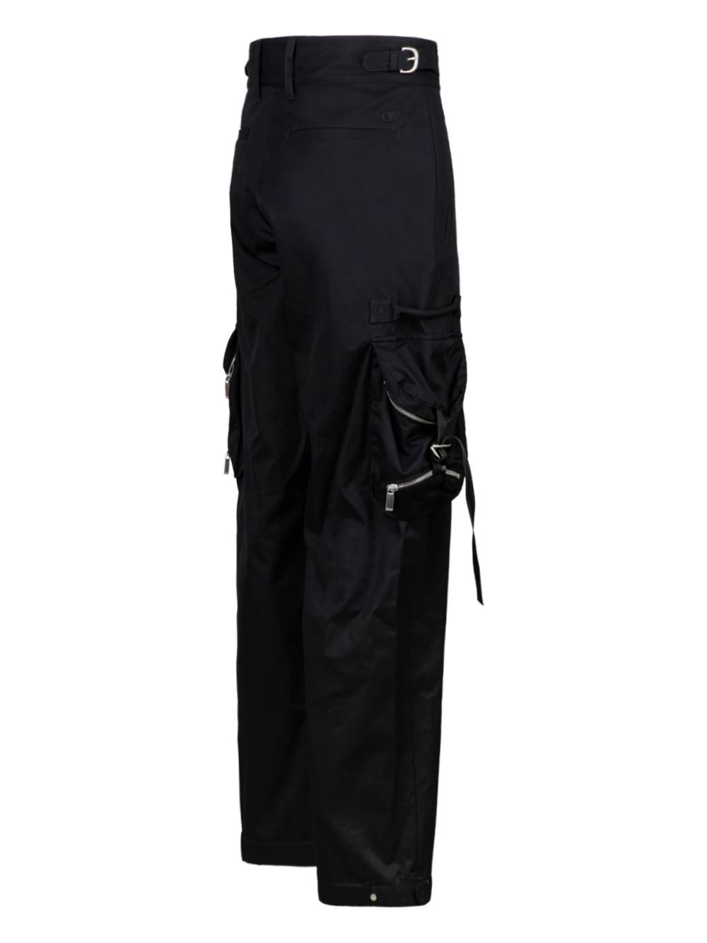 straight-leg cargo trousers - 3