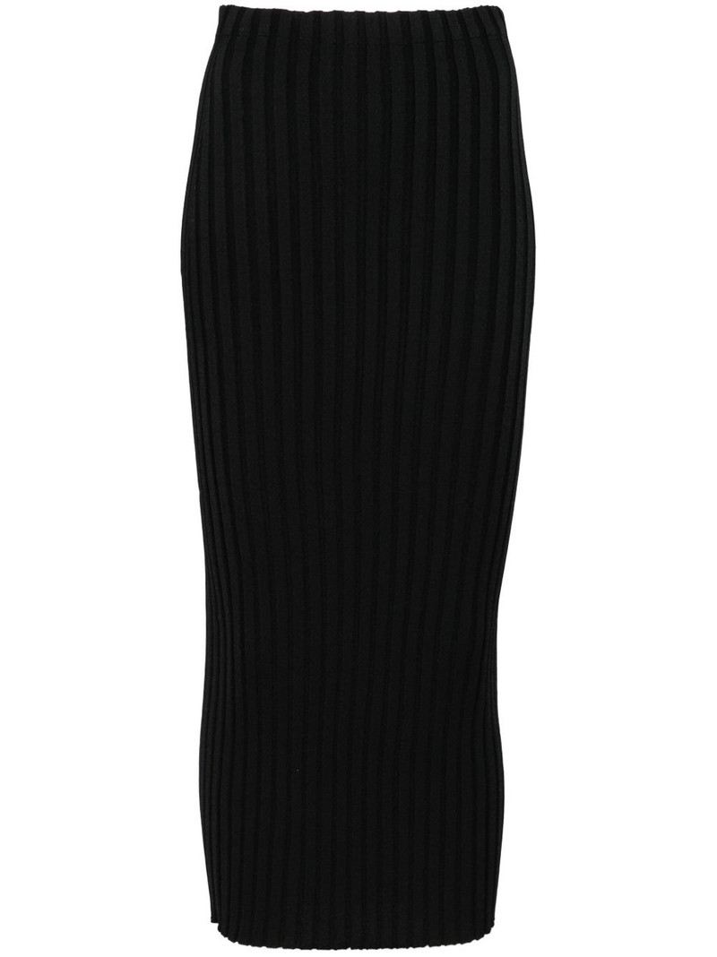 ribbed-knit skirt 1