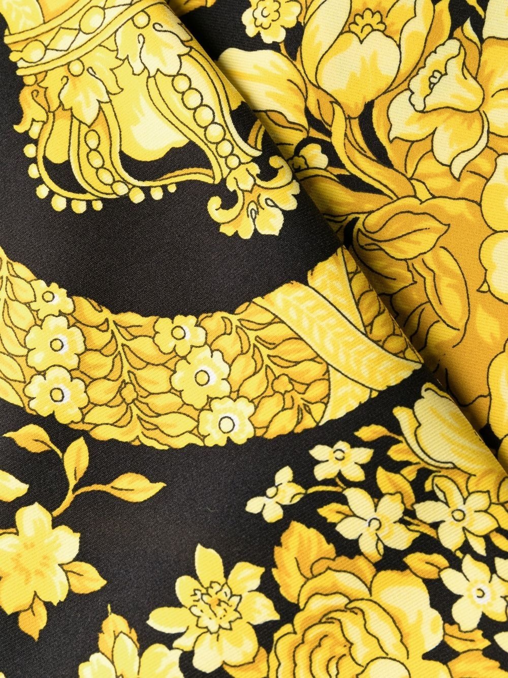 Barocco-print leggings - 5