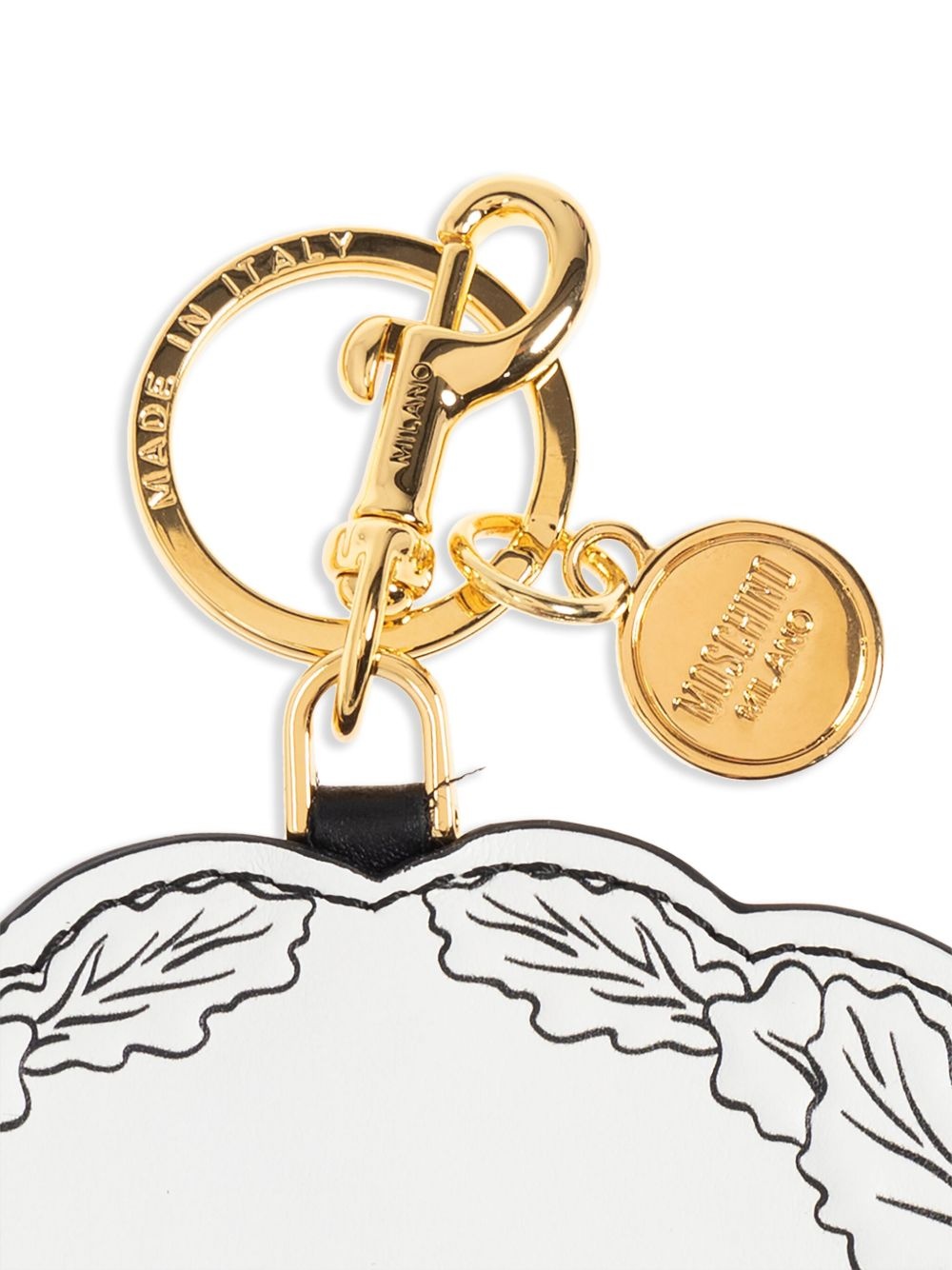 logo-print keychain - 4