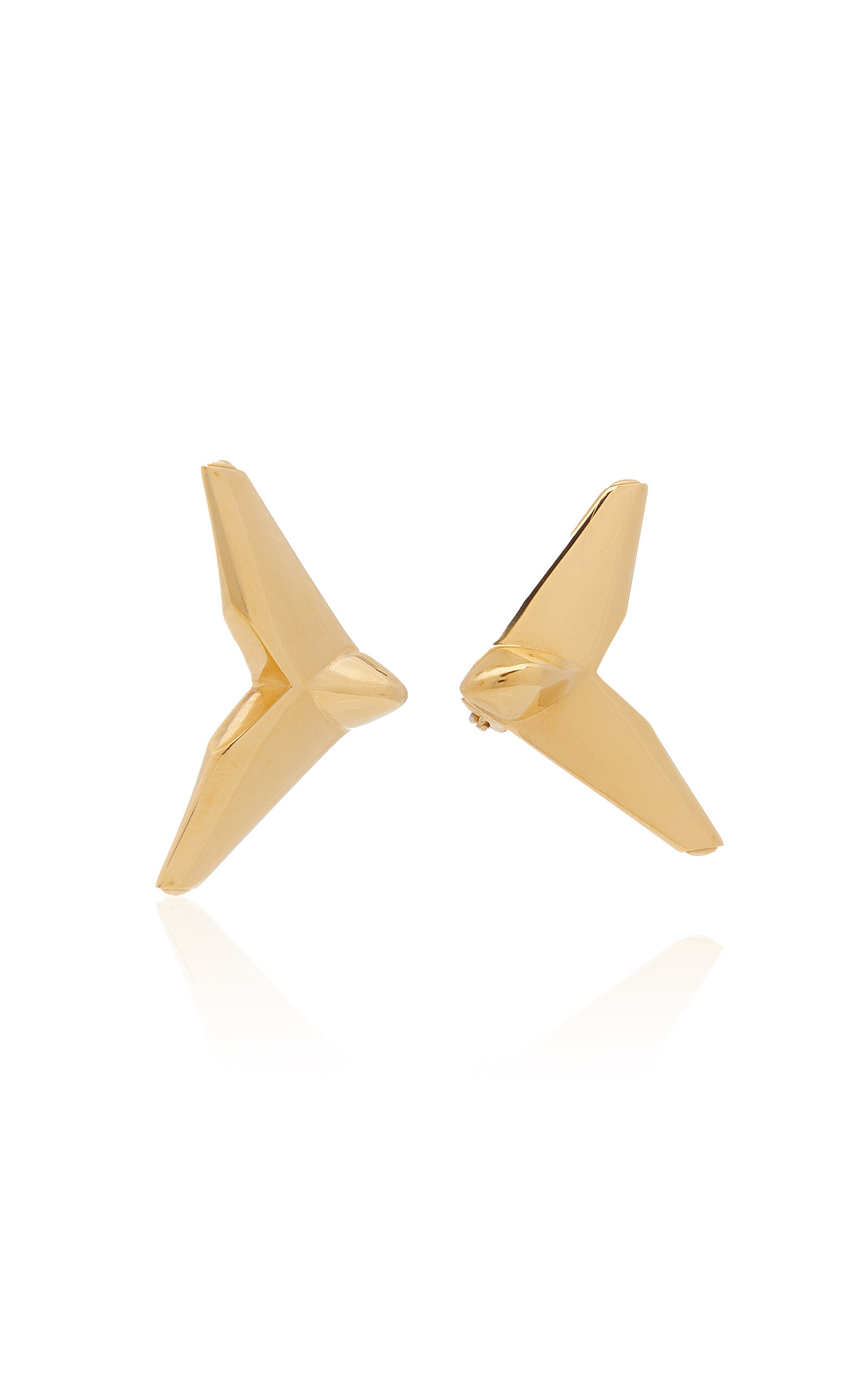 18K Gold-Plated Sterling Silver Earrings gold - 3