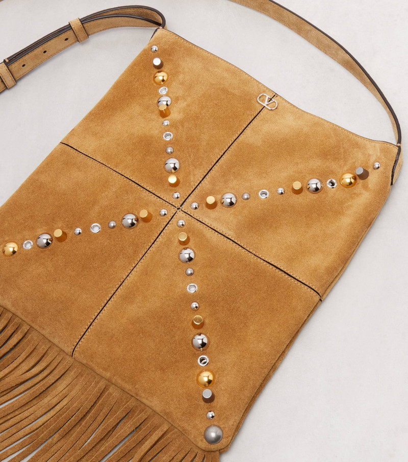 Nellcôte Medium suede shoulder bag 6