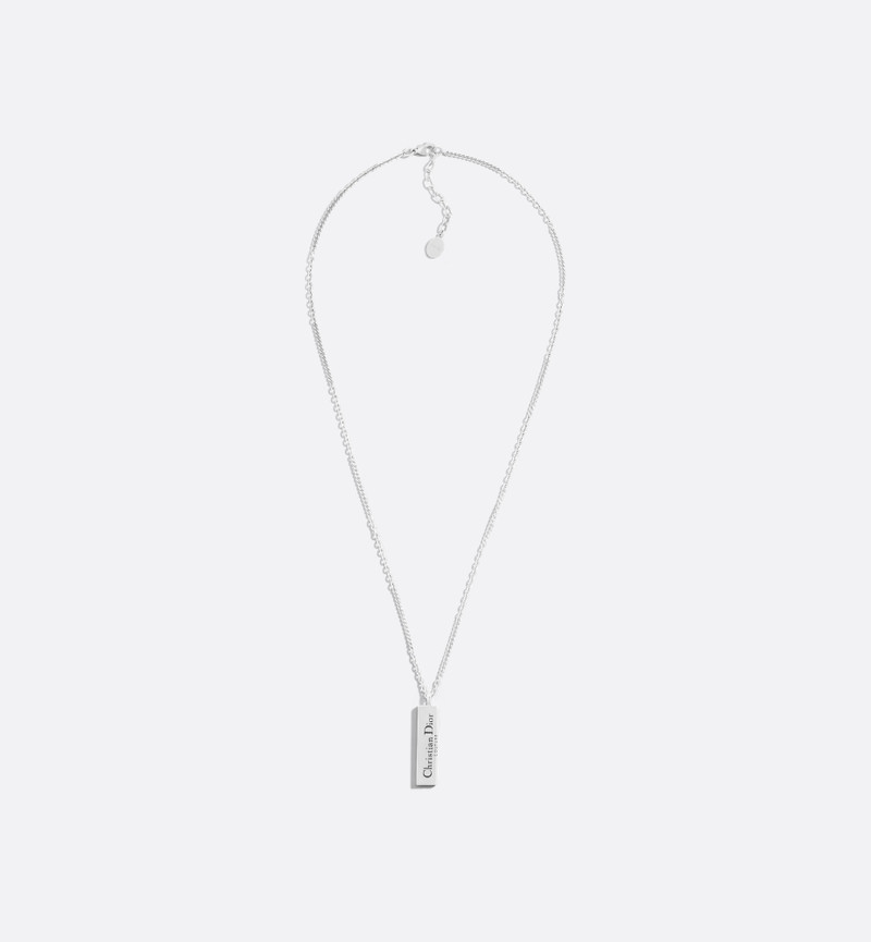 Christian Dior Couture Cut Plate Pendant Necklace 1