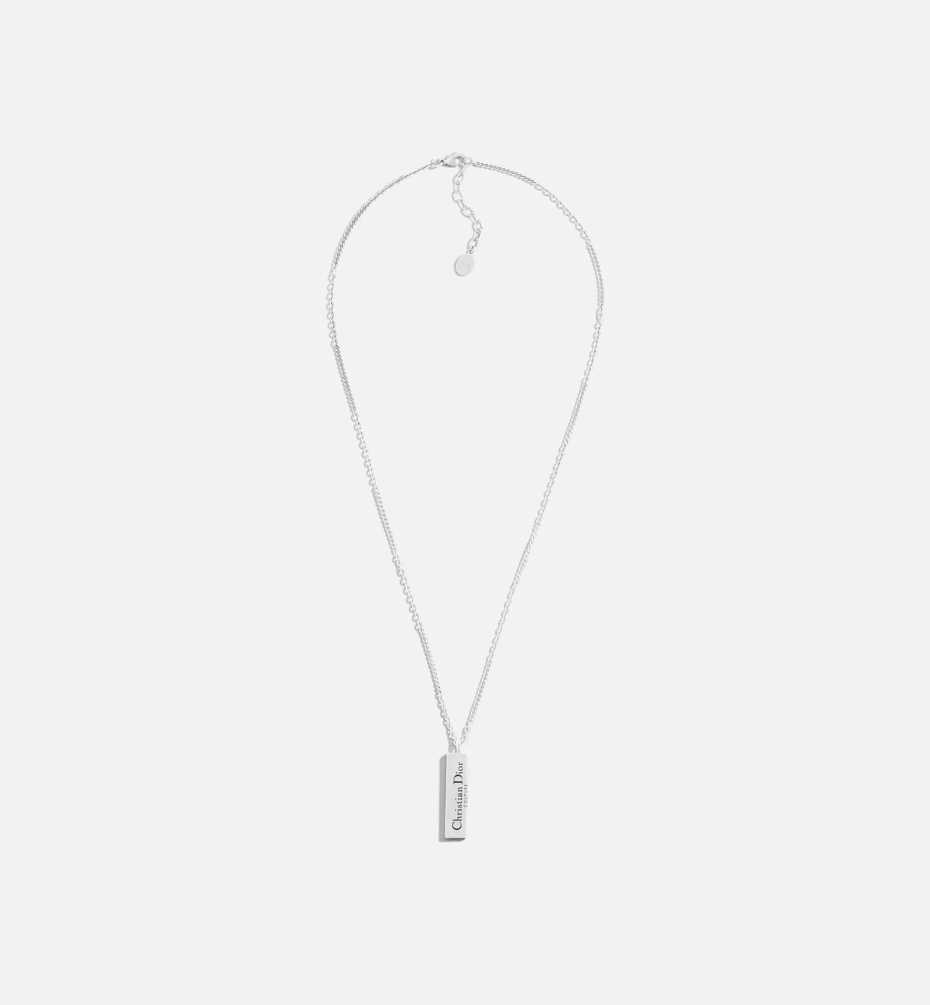 Christian Dior Couture Cut Plate Pendant Necklace - 1
