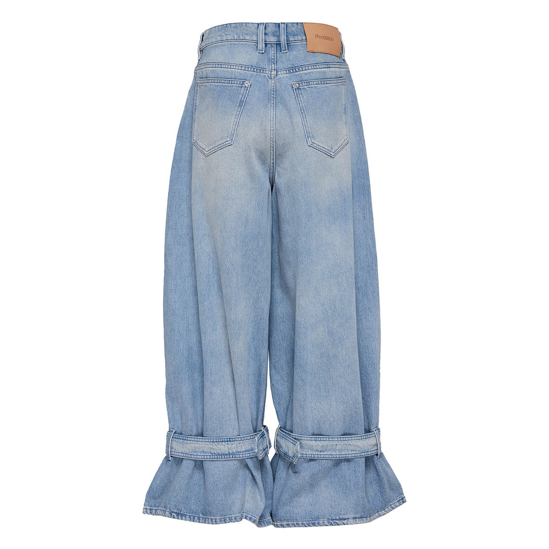 Buckled Cuff Jeans - 2