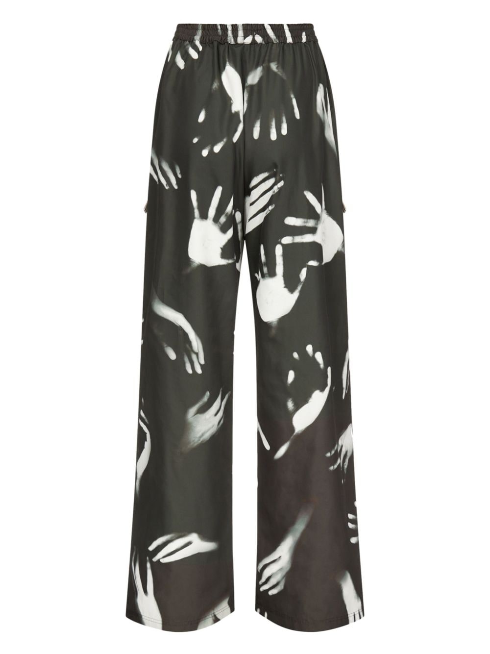 Handprint Slit track pants - 6