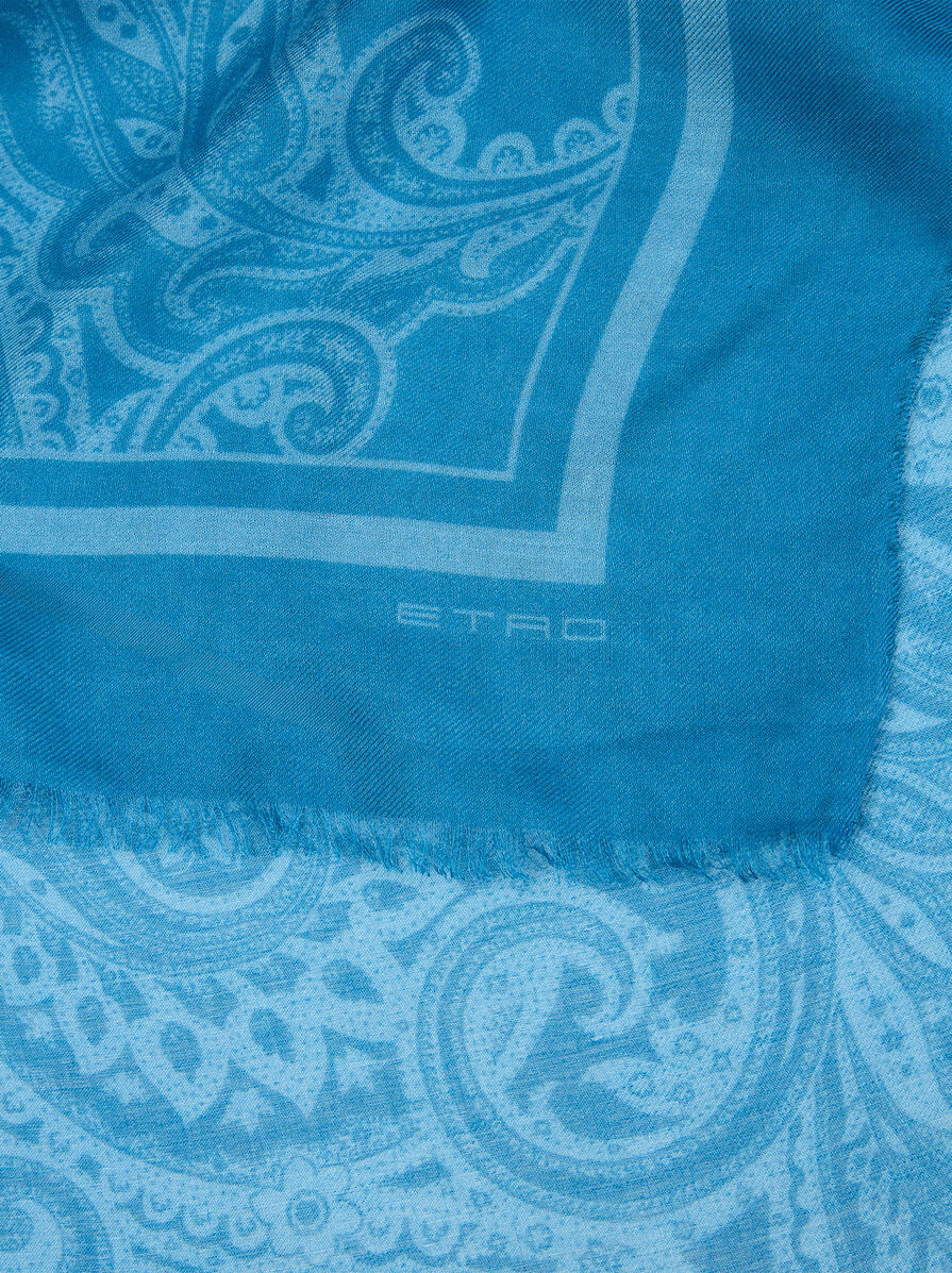 PAISLEY CASHMERE-BLEND SCARF - 3