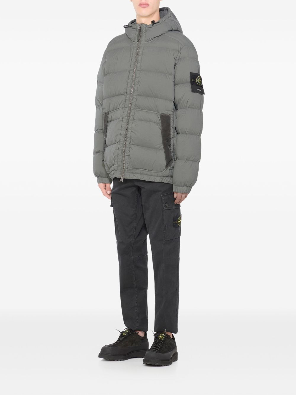 4100040 Seamless Tunnel Nylon Down-TC hooded jacket - 3