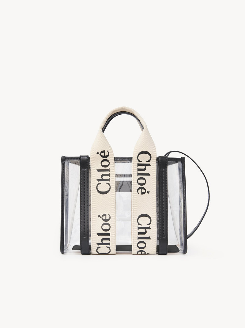SMALL WOODY TOTE BAG IN JELLY & LEATHER 1