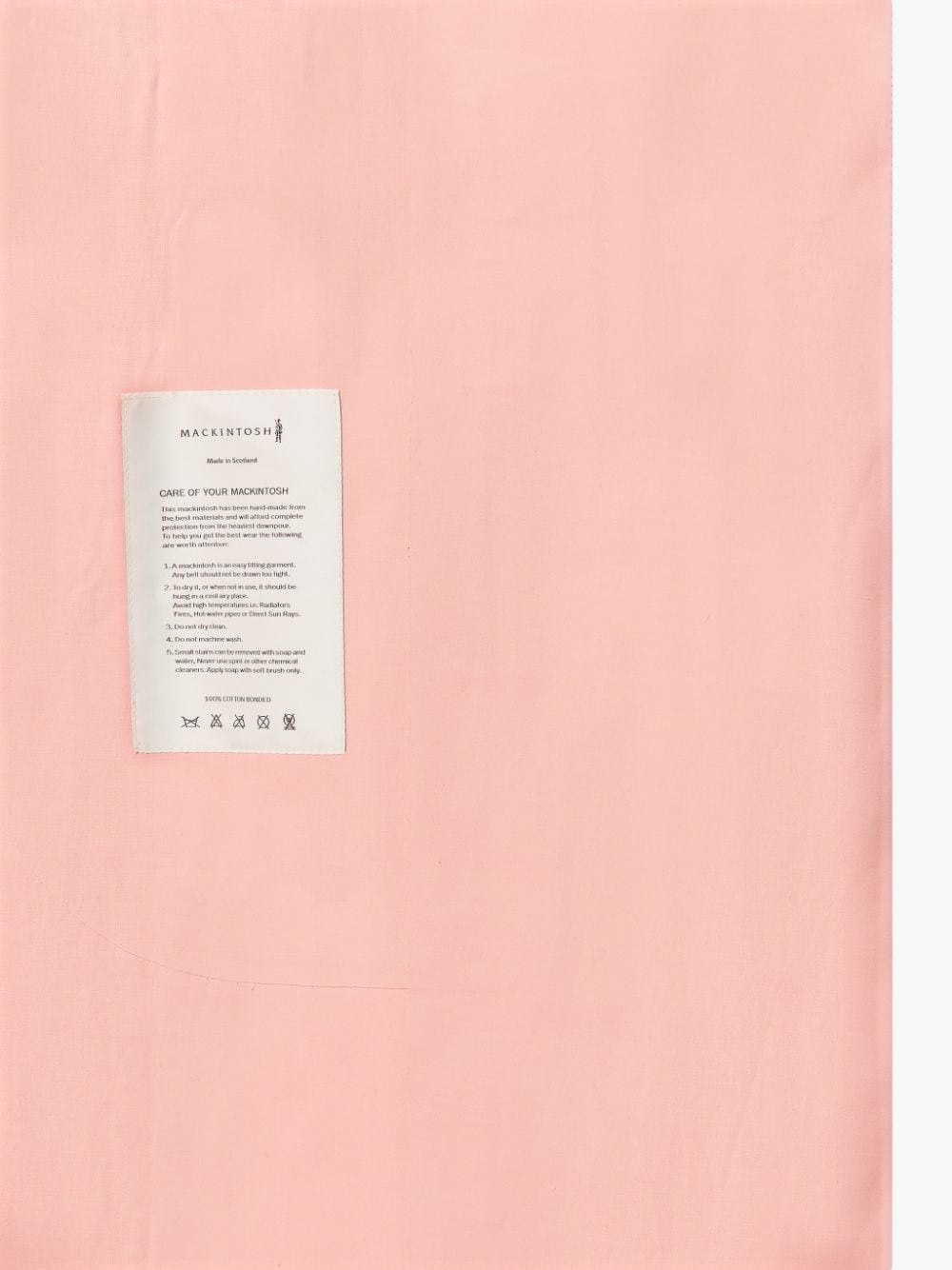 KINTORE PINK BONDED COTTON TRENCH COAT | LR-1039 - 6
