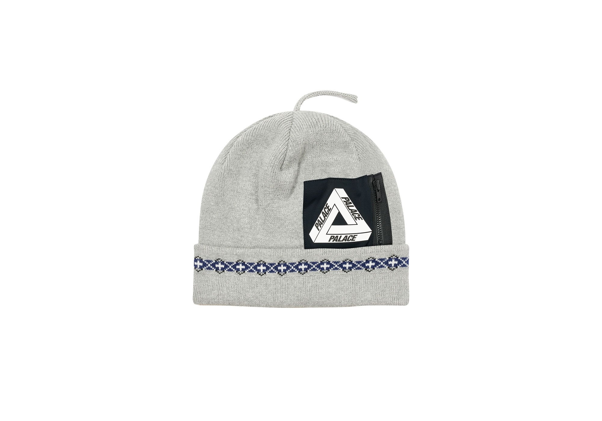 POCKET BEANIE GREY MARL - 1