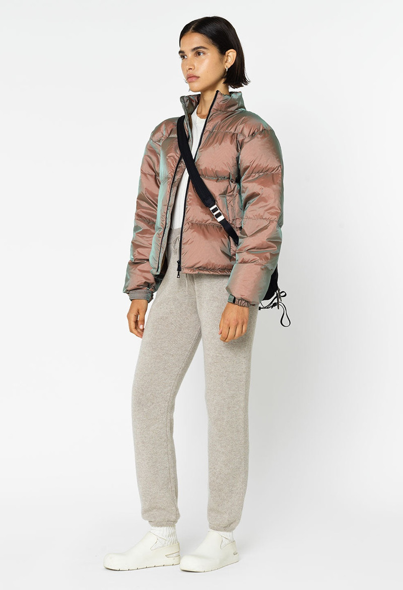 TWO TONE CASHMERE SWEATPANTS 1