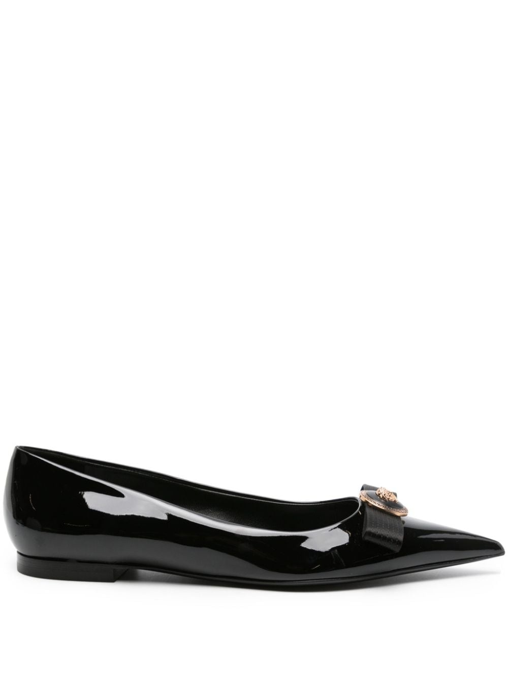 Nastro Gianni patent-leather ballerina shoes - 1