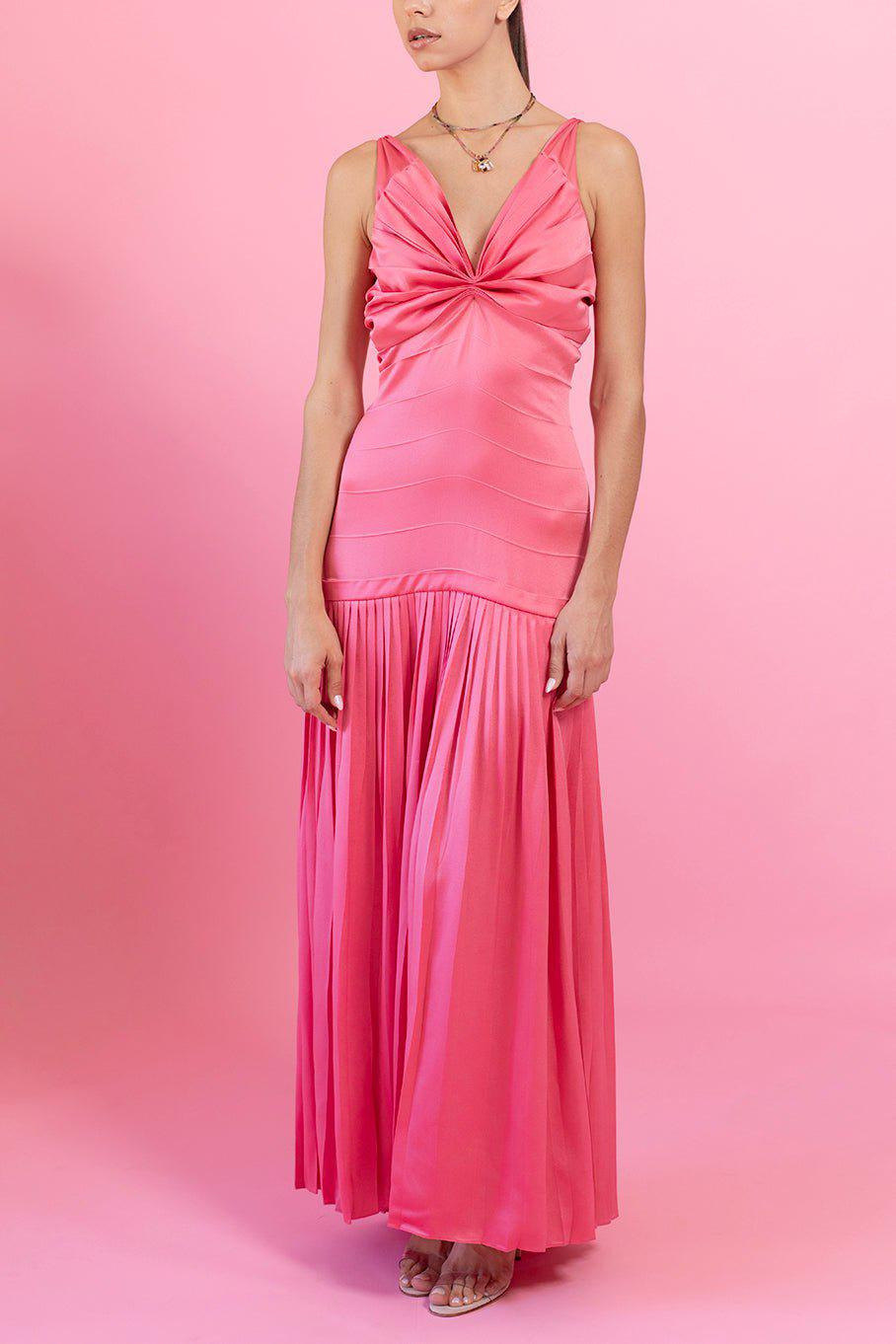 Plisset Sleeveless Gown - 2