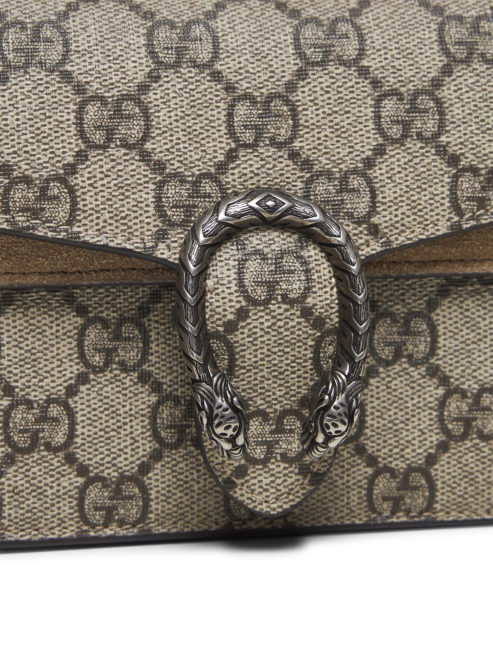 Gucci Women Beige Dionysus Mini Top Handle Bag - 4