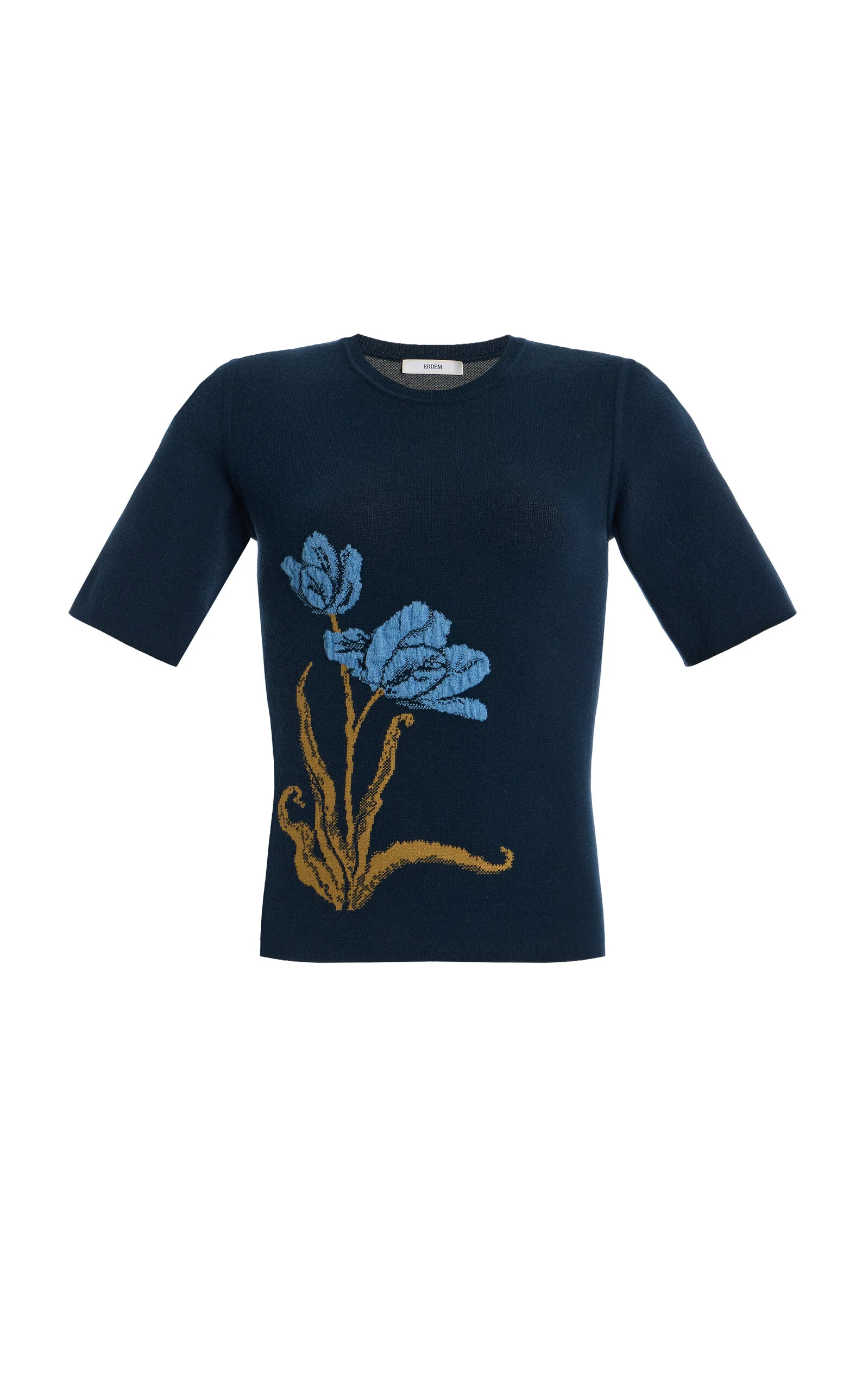Embroidered Top navy - 1