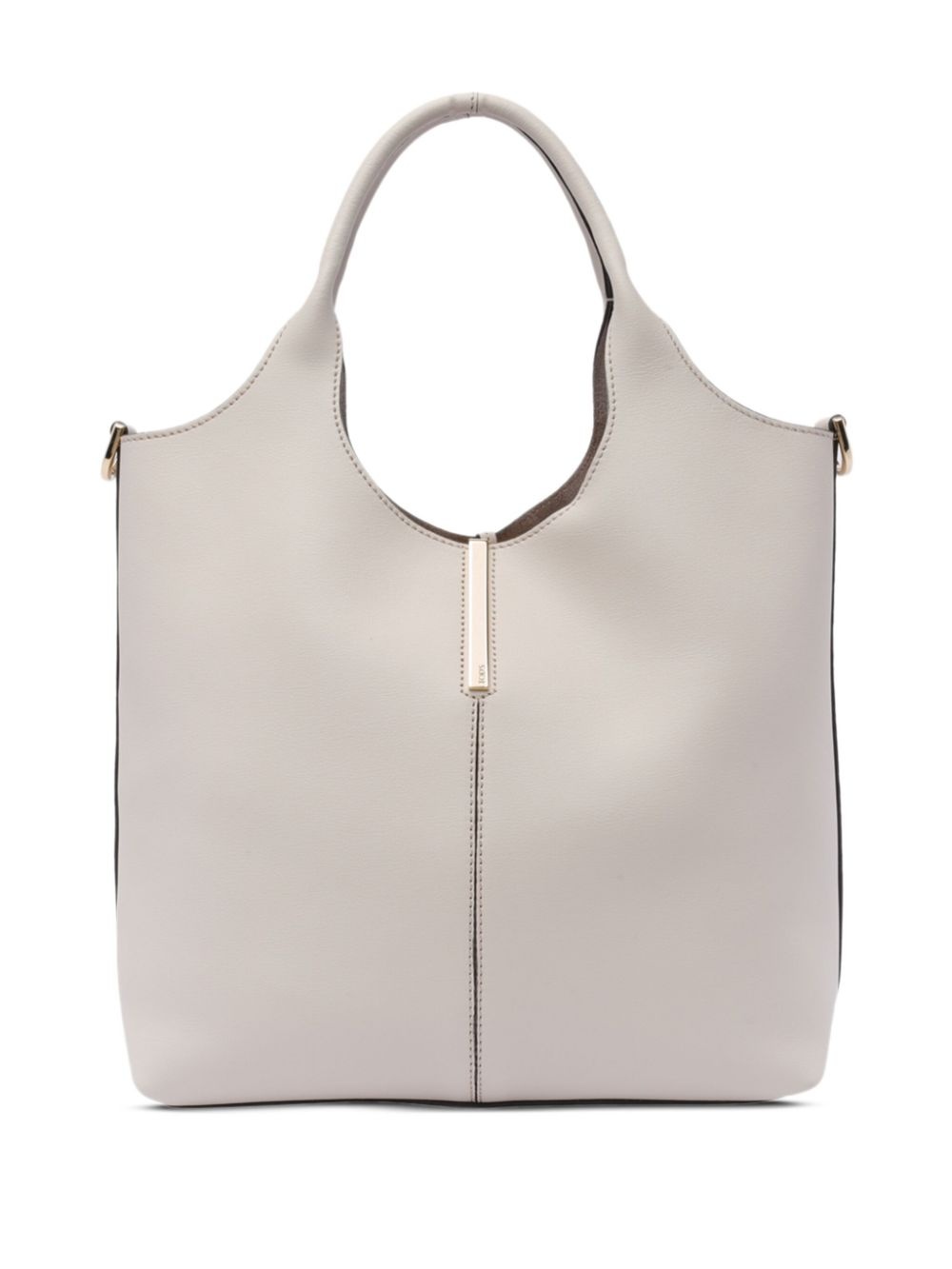 small leather tote bag - 1
