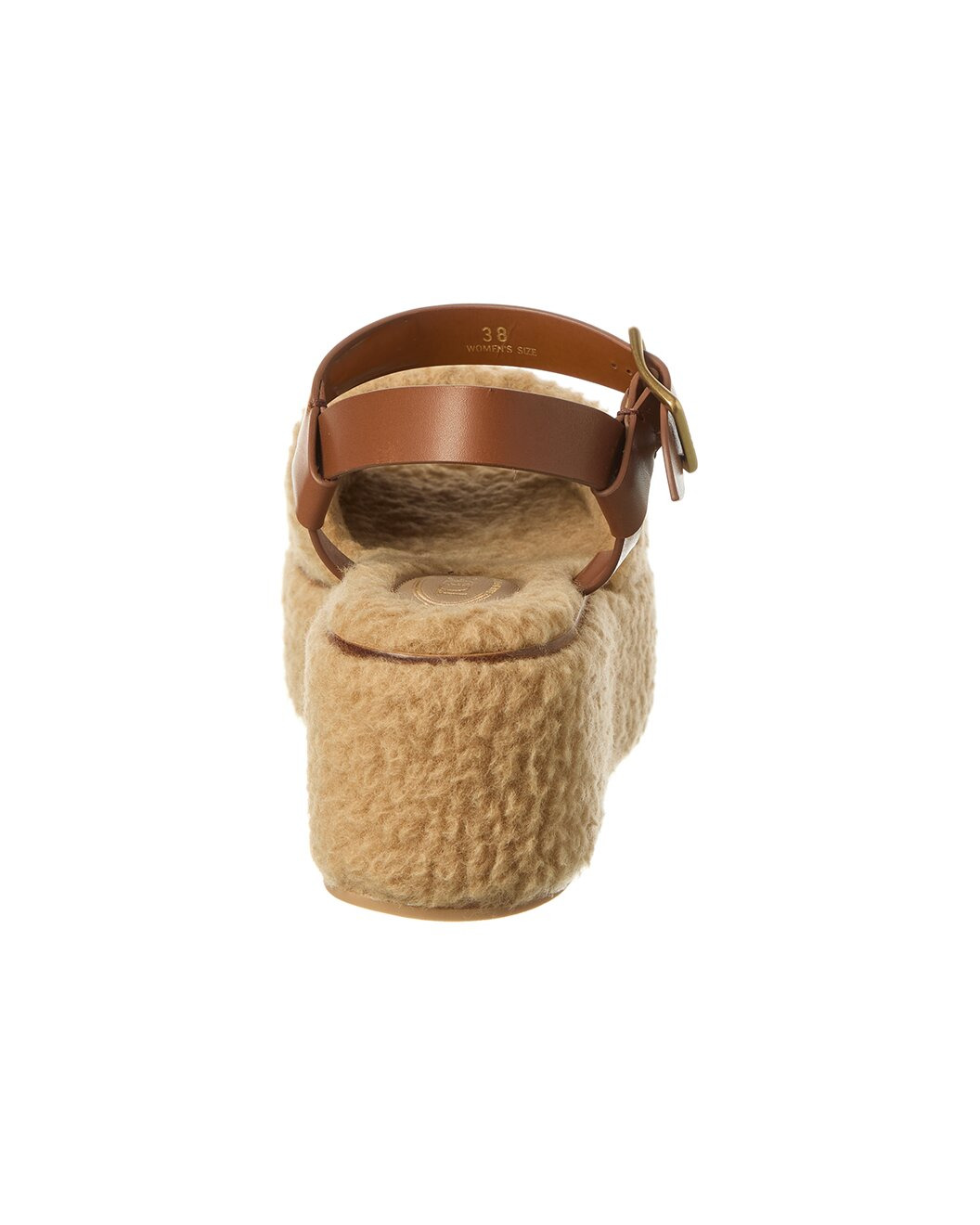 TOD’s Shearling & Leather Platform Sandal - 3