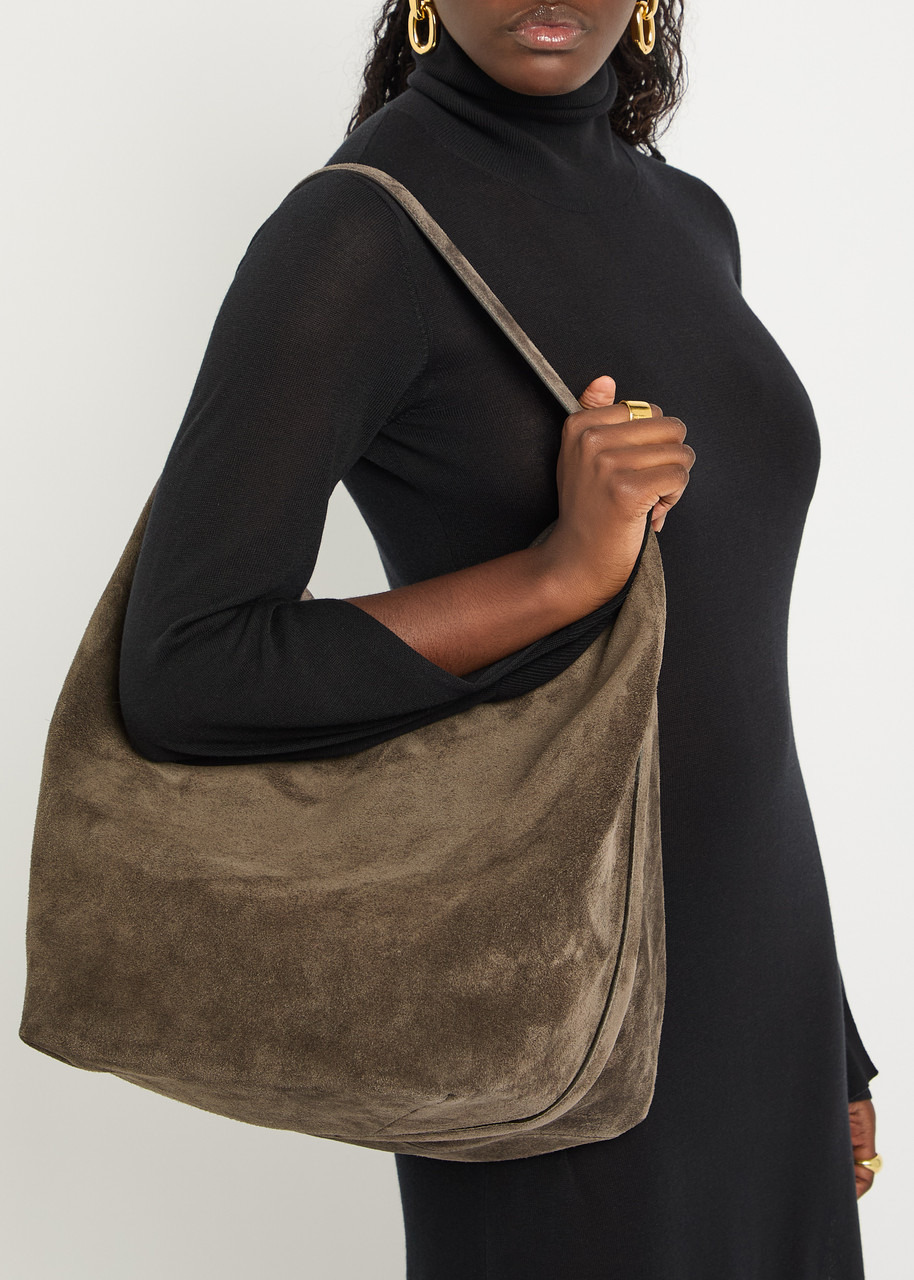 Toteme Belted Suede Tote - 5