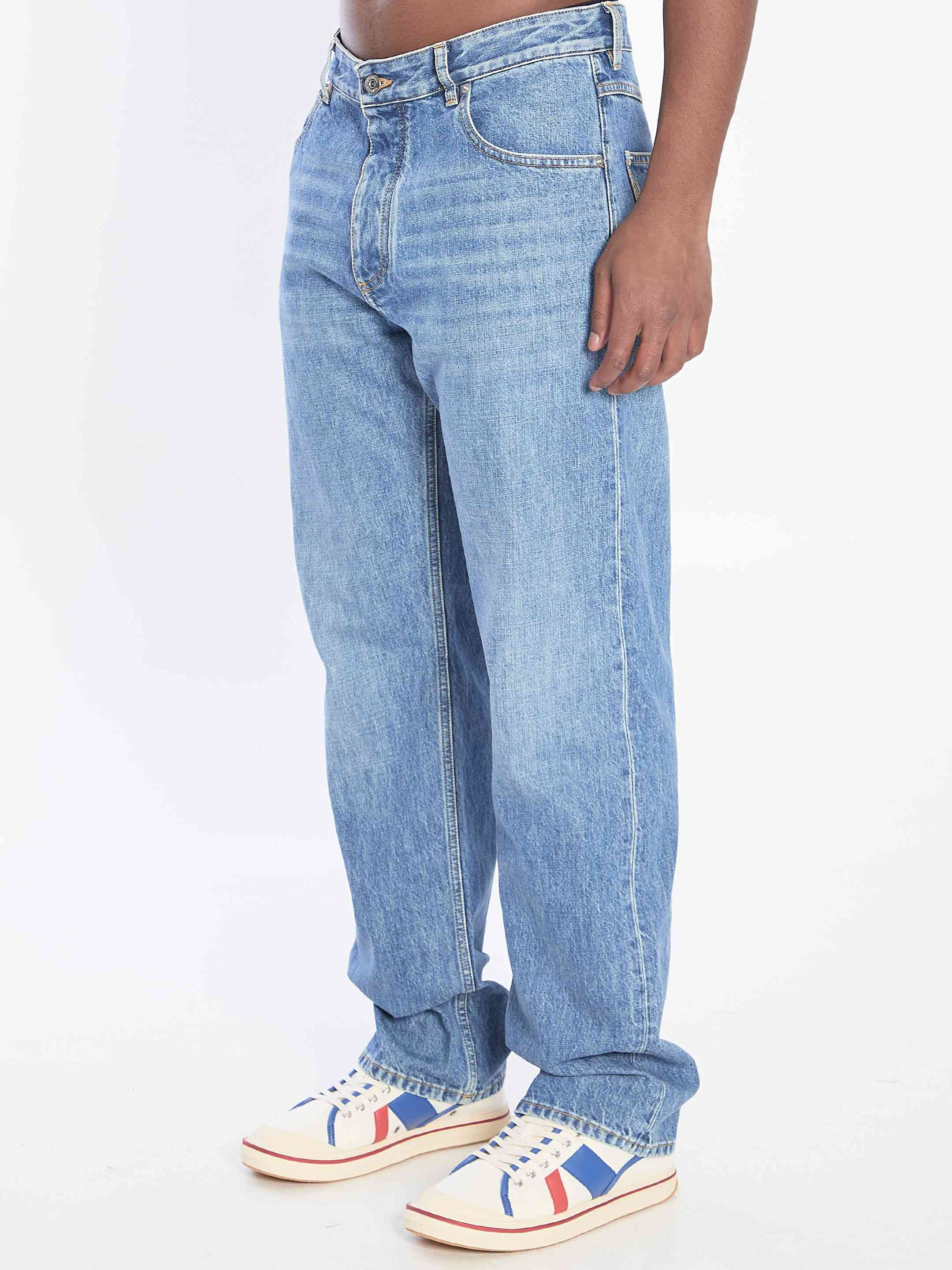 Bottega Veneta Men Straight-Leg Jeans In Vintage Indigo - 2