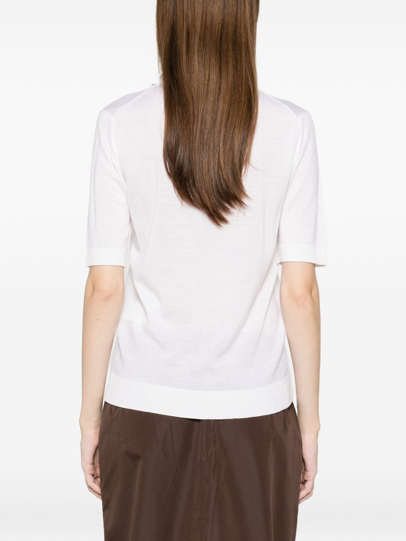 embellished-button polo top 4
