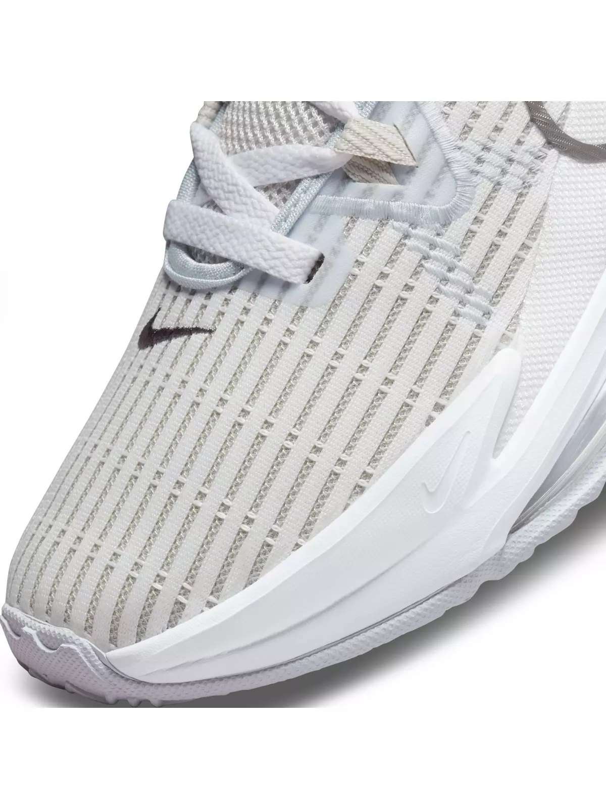 LeBron Witness 6 "Summit White/Metallic Pewter/Light Bone" Men's Basketball Shoe - 9