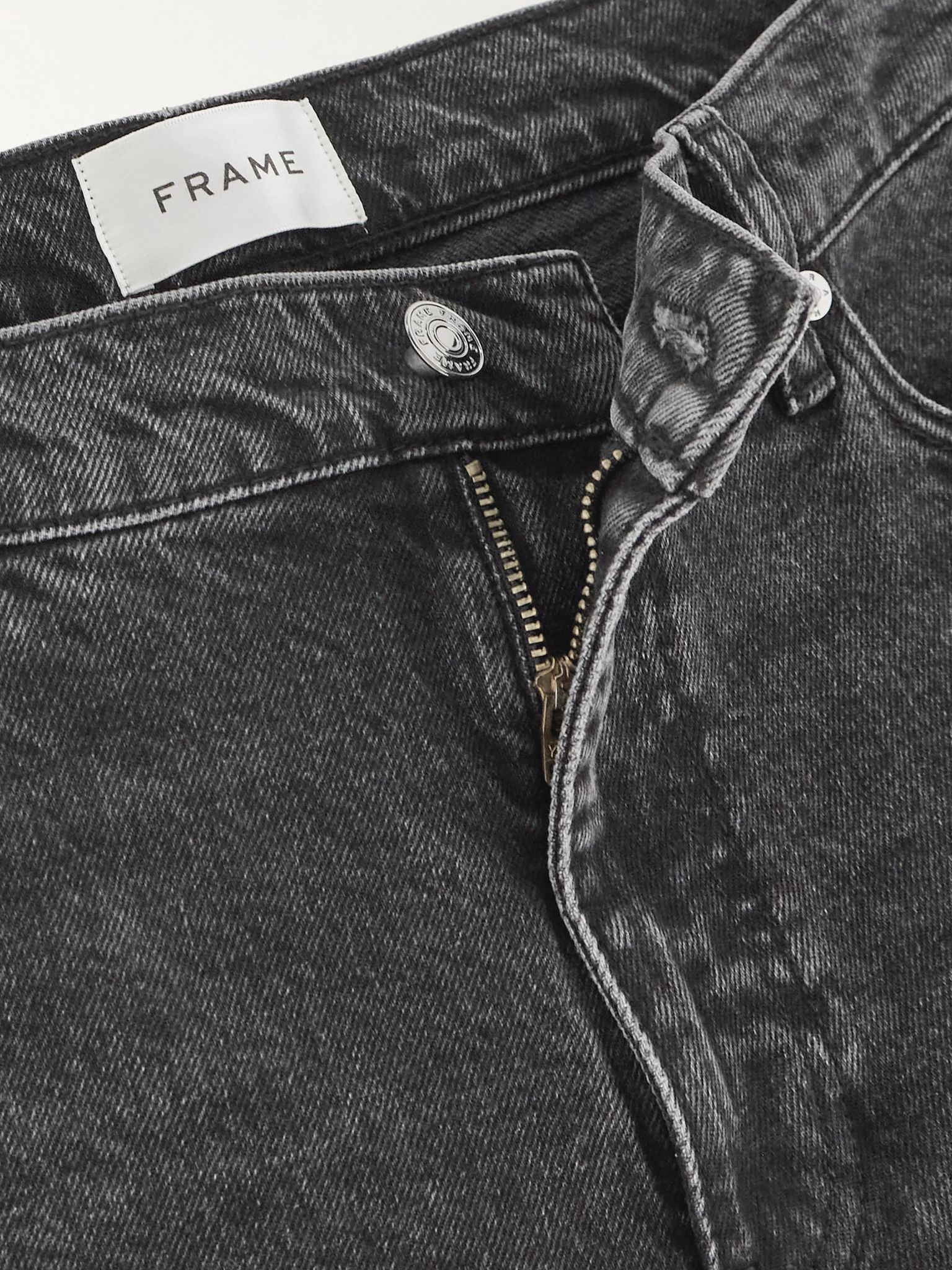 The Borrowed mid-rise straight-leg jeans Black - 5