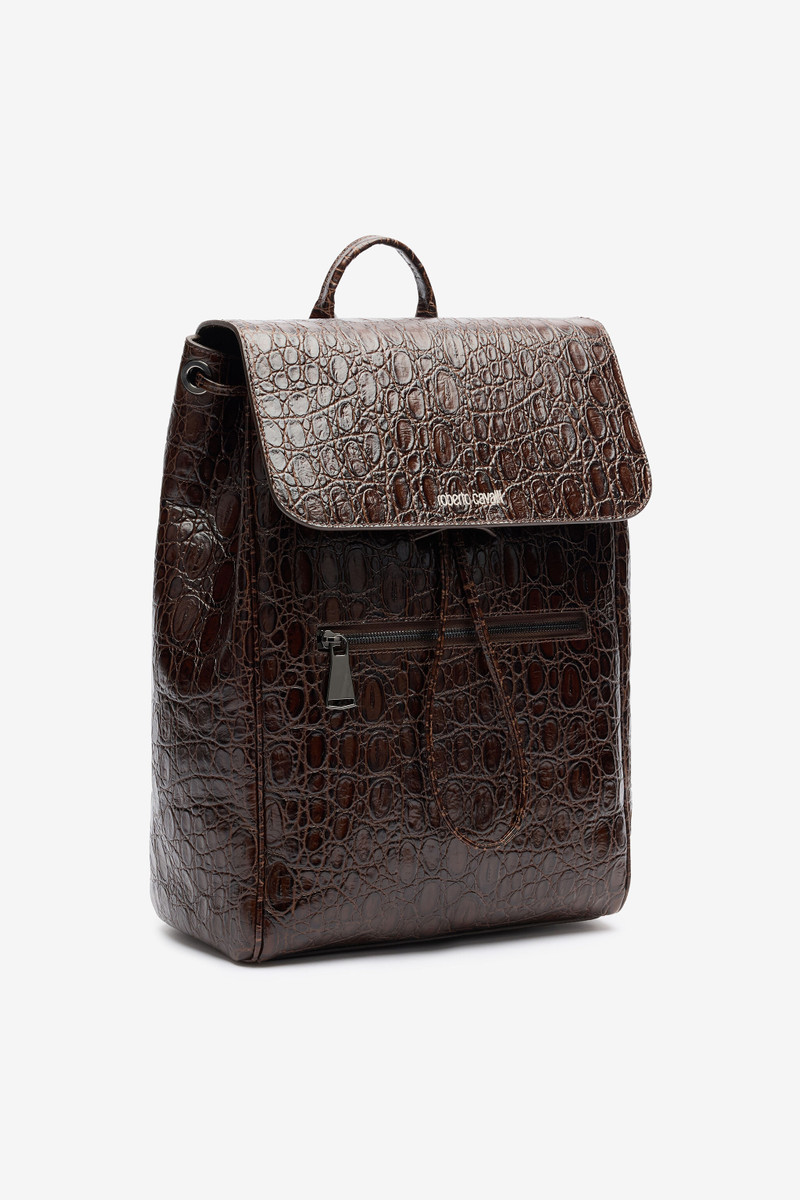 Crocodile Scale-Effect Backpack 5