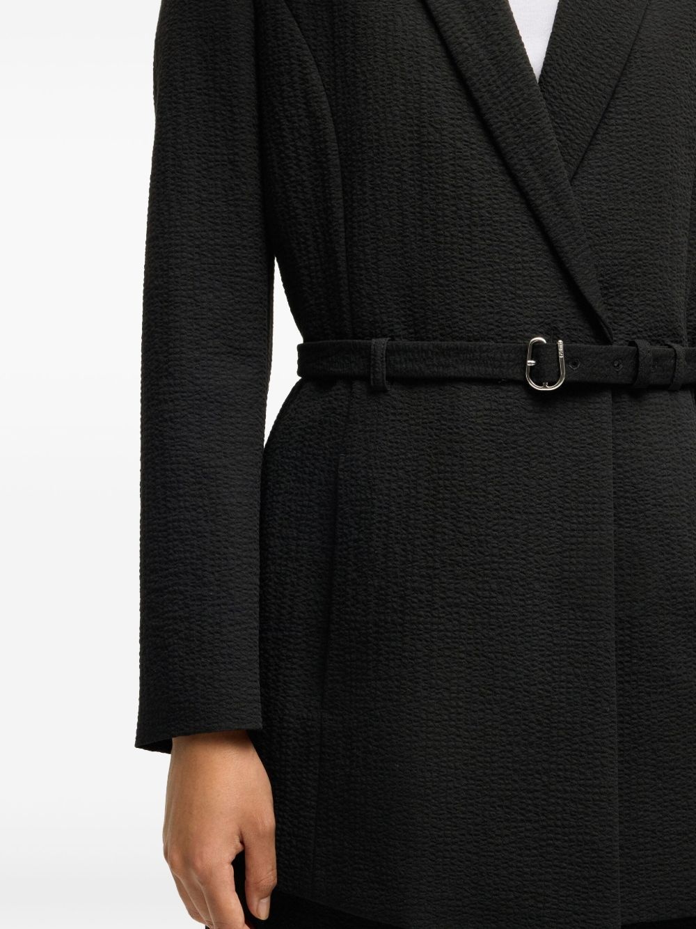 belted blazer - 6