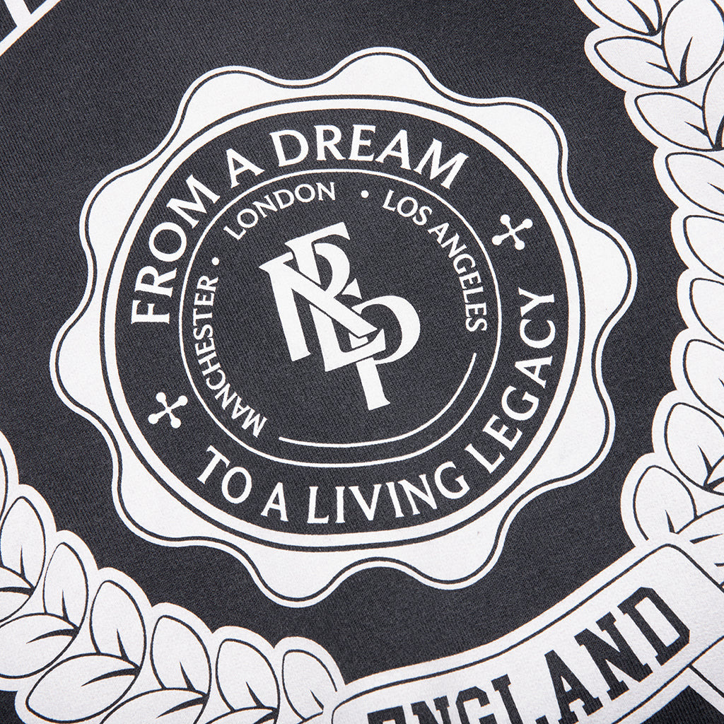 LEGACY CREST HOODIE - STAINED BLACK - 3
